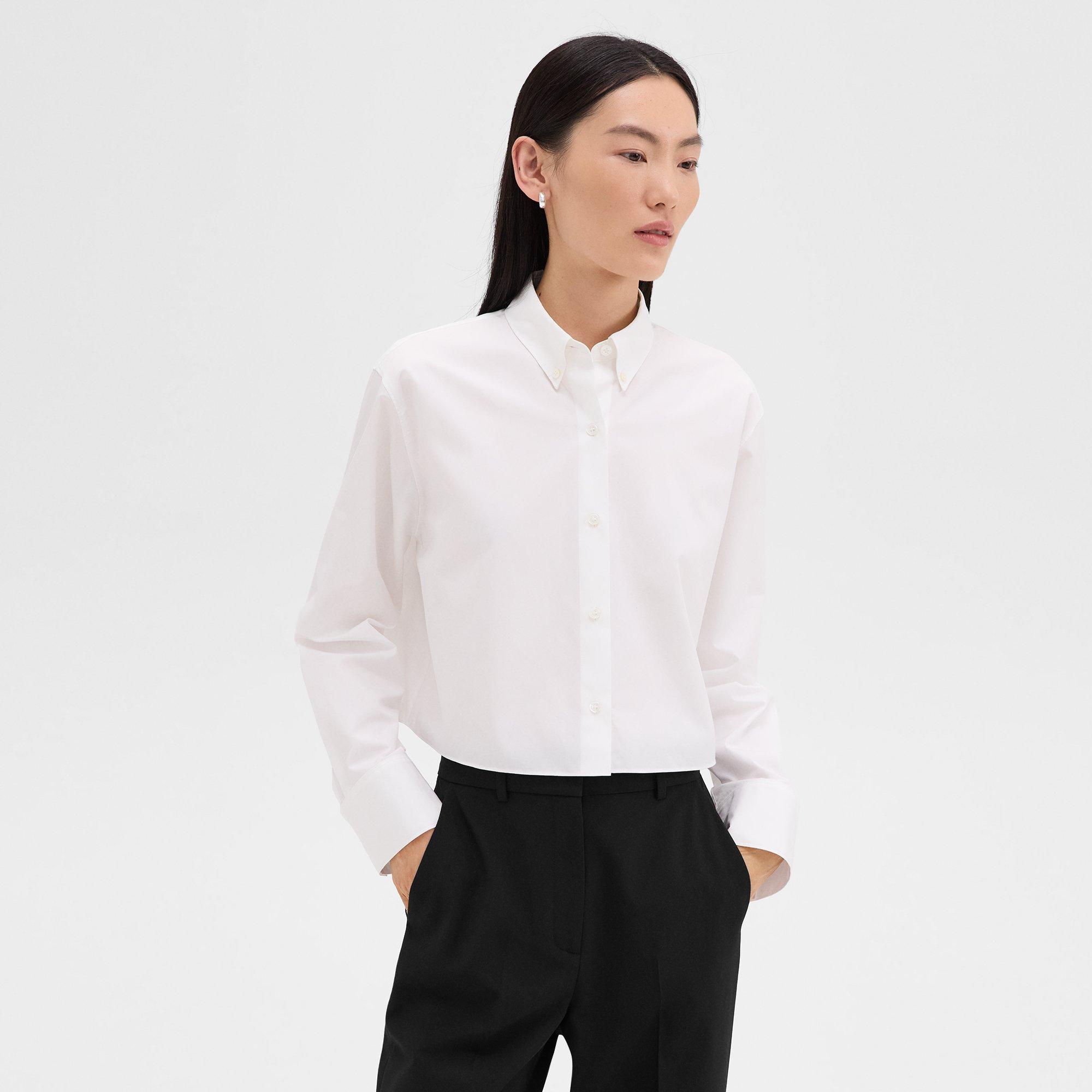 Cropped Shirt in Good Cotton