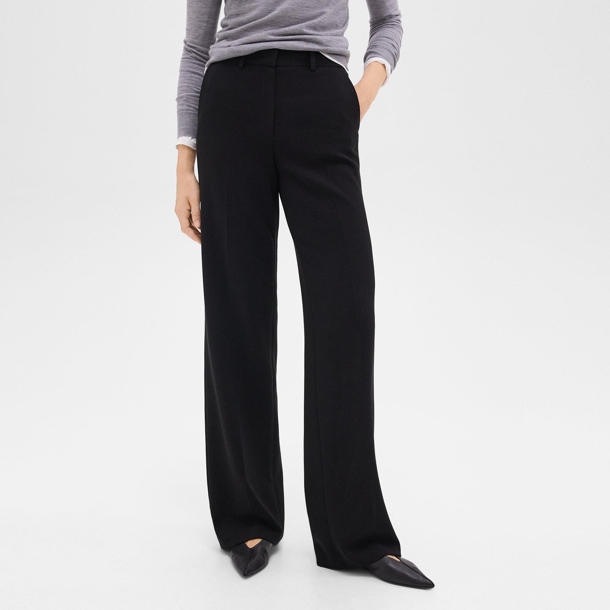 Relaxed Straight Pant in Admiral Crepe