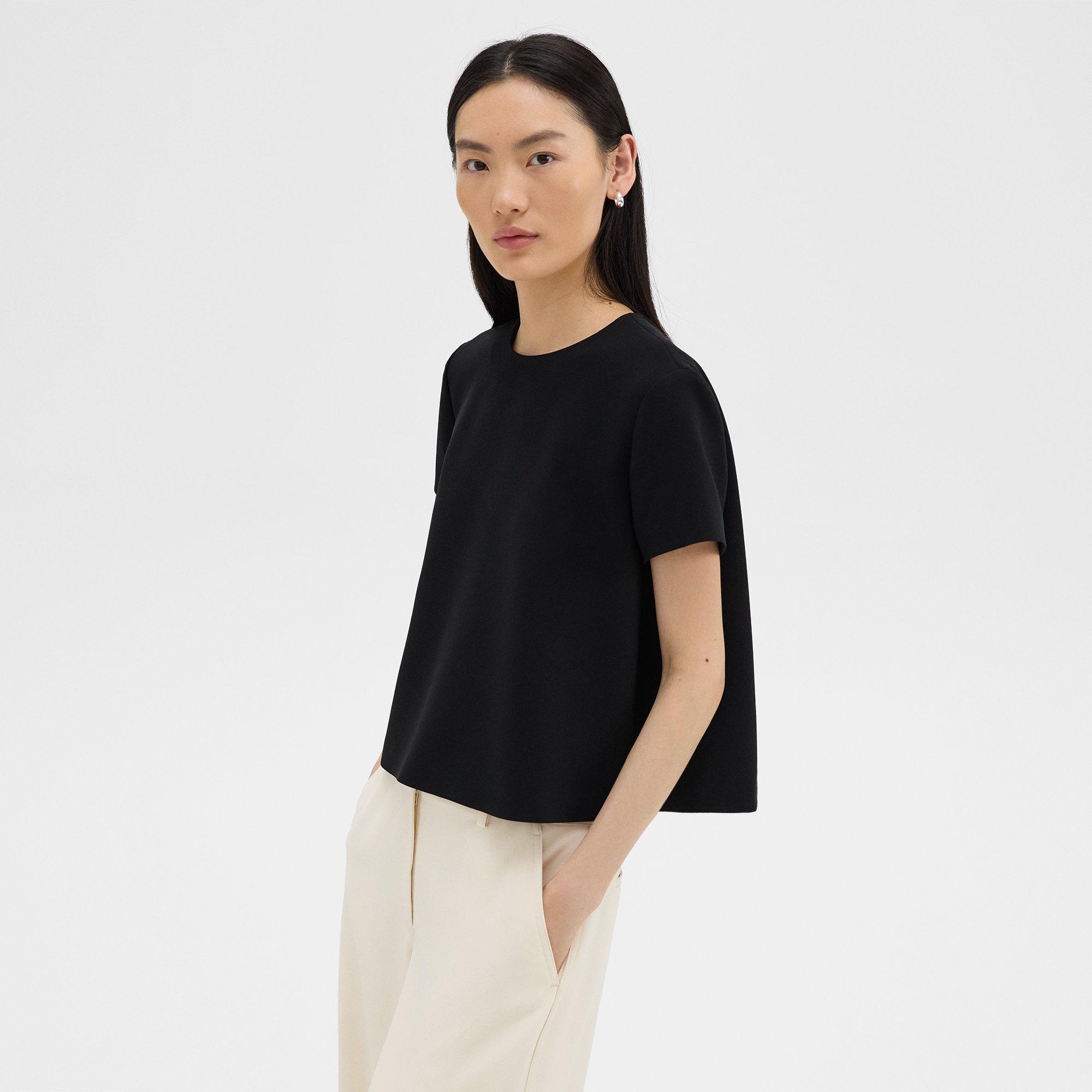 A-Line Top in Admiral Crepe