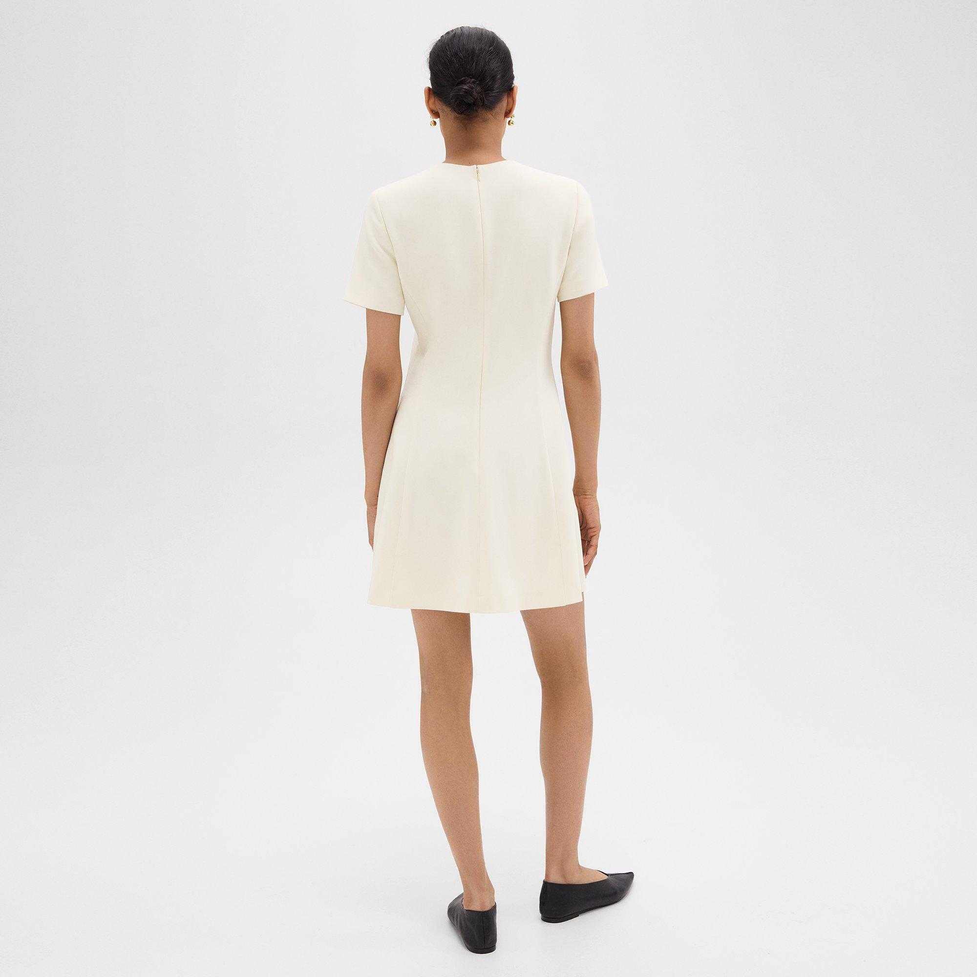 Admiral Crepe Flared Dress | Theory