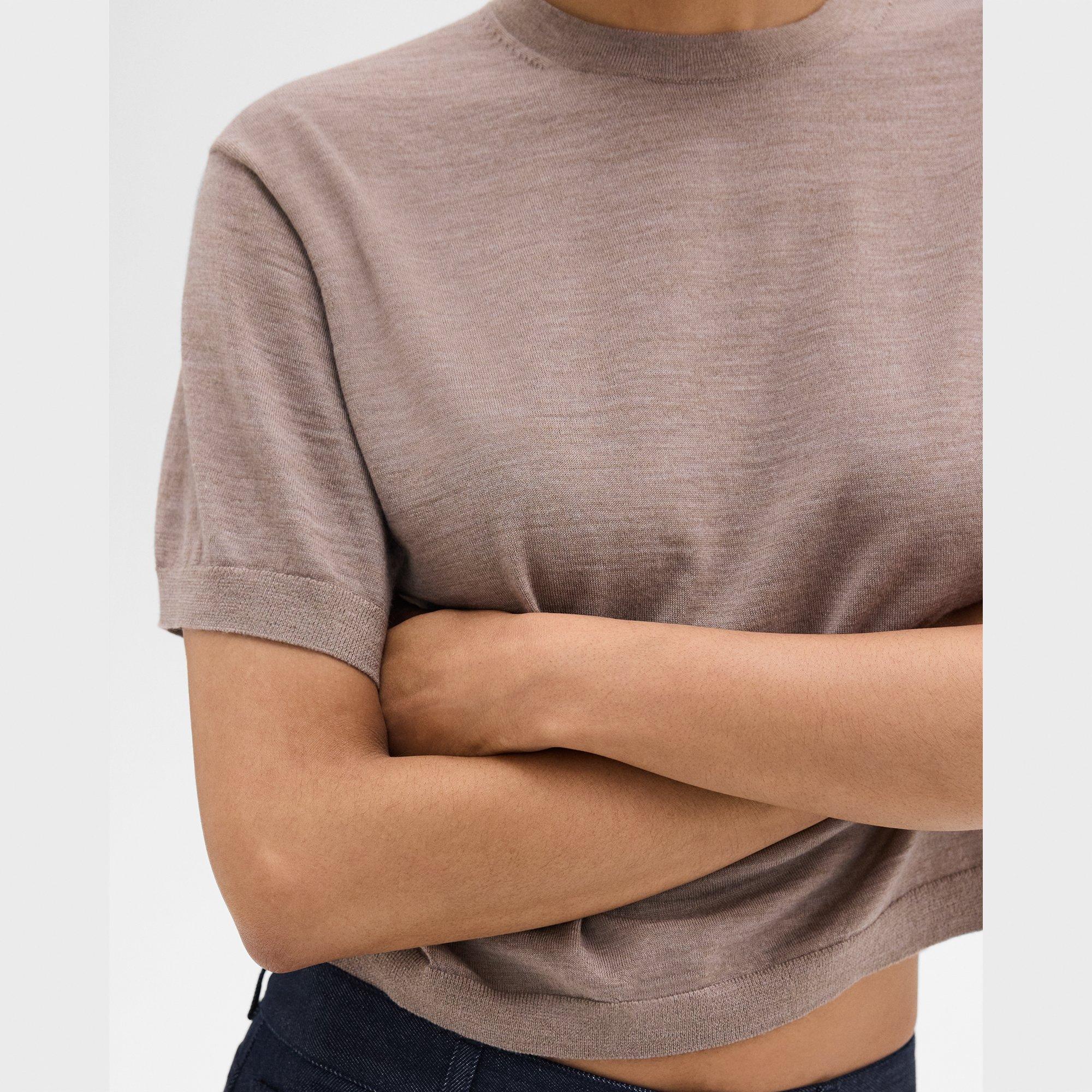 Boxy Tee in Regal Wool