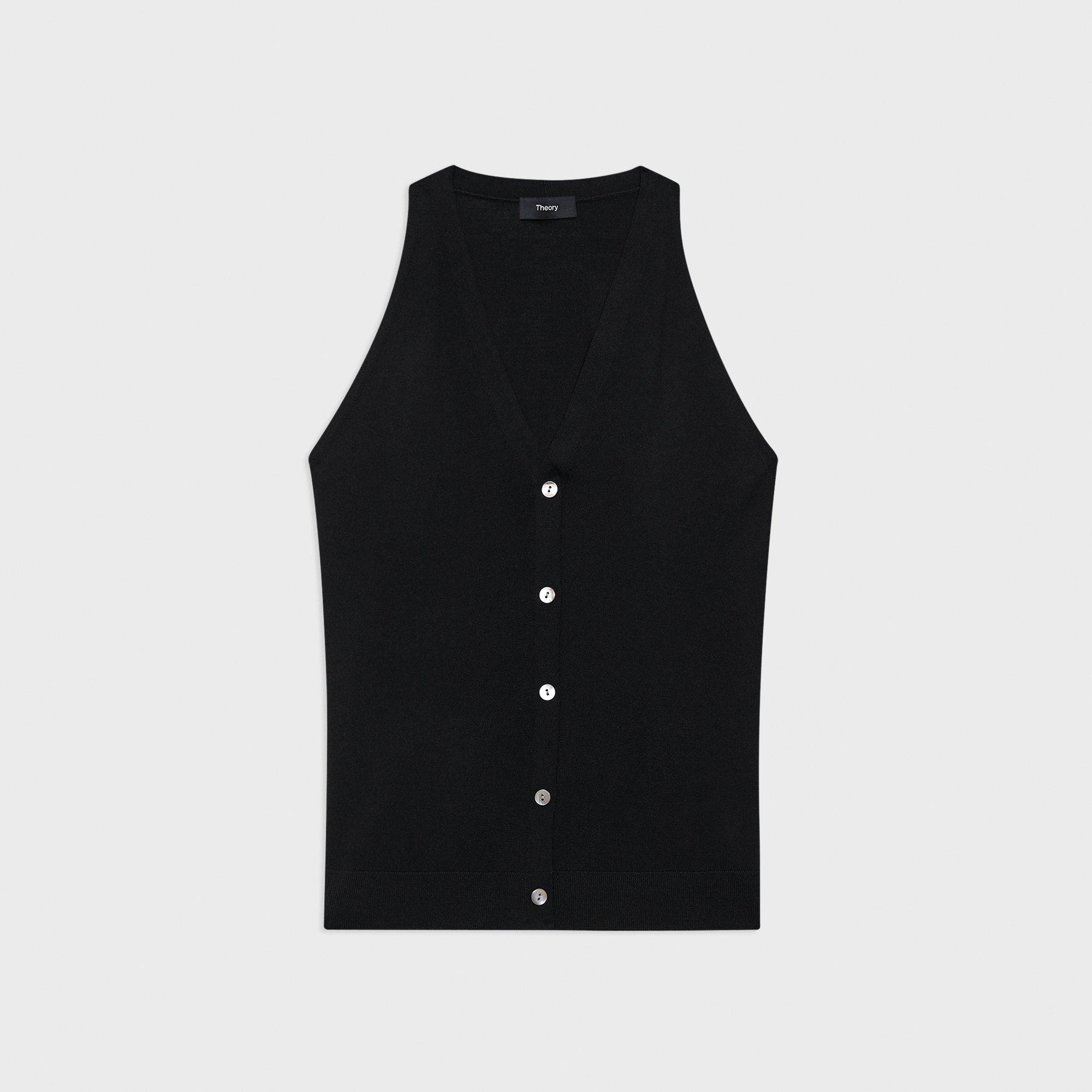 Slim Sweater Vest in Regal Wool