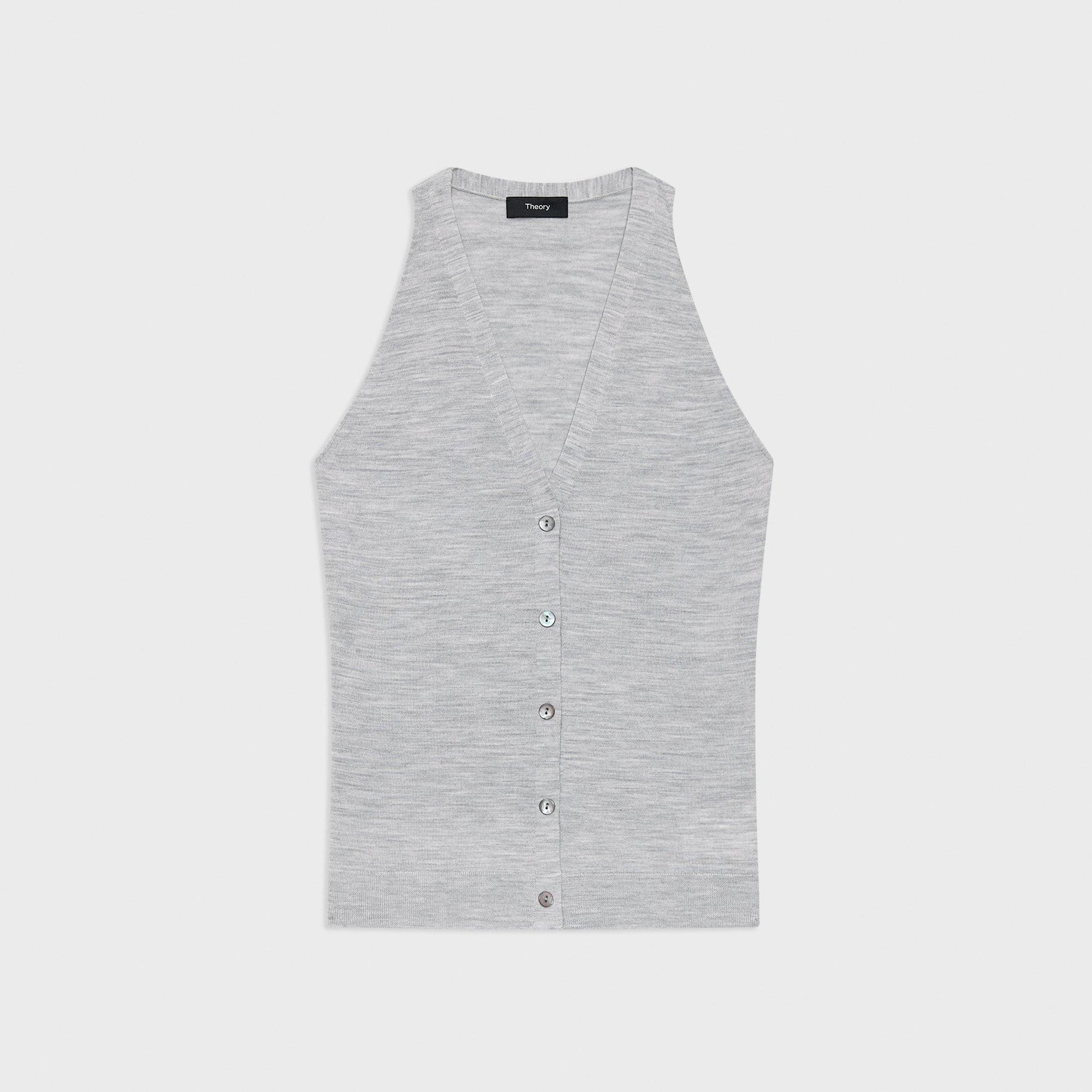 Slim Sweater Vest in Regal Wool