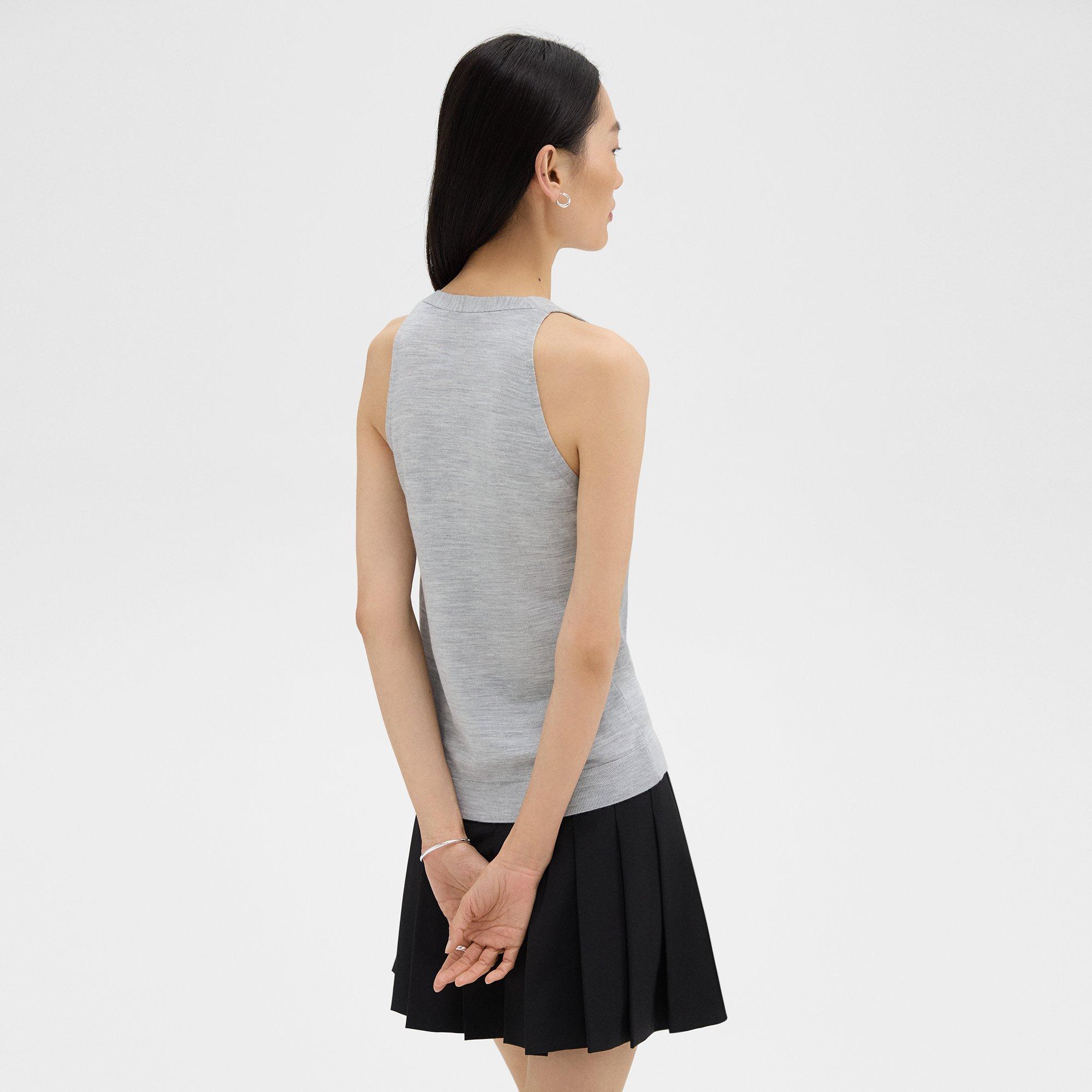 Slim Sweater Vest in Regal Wool