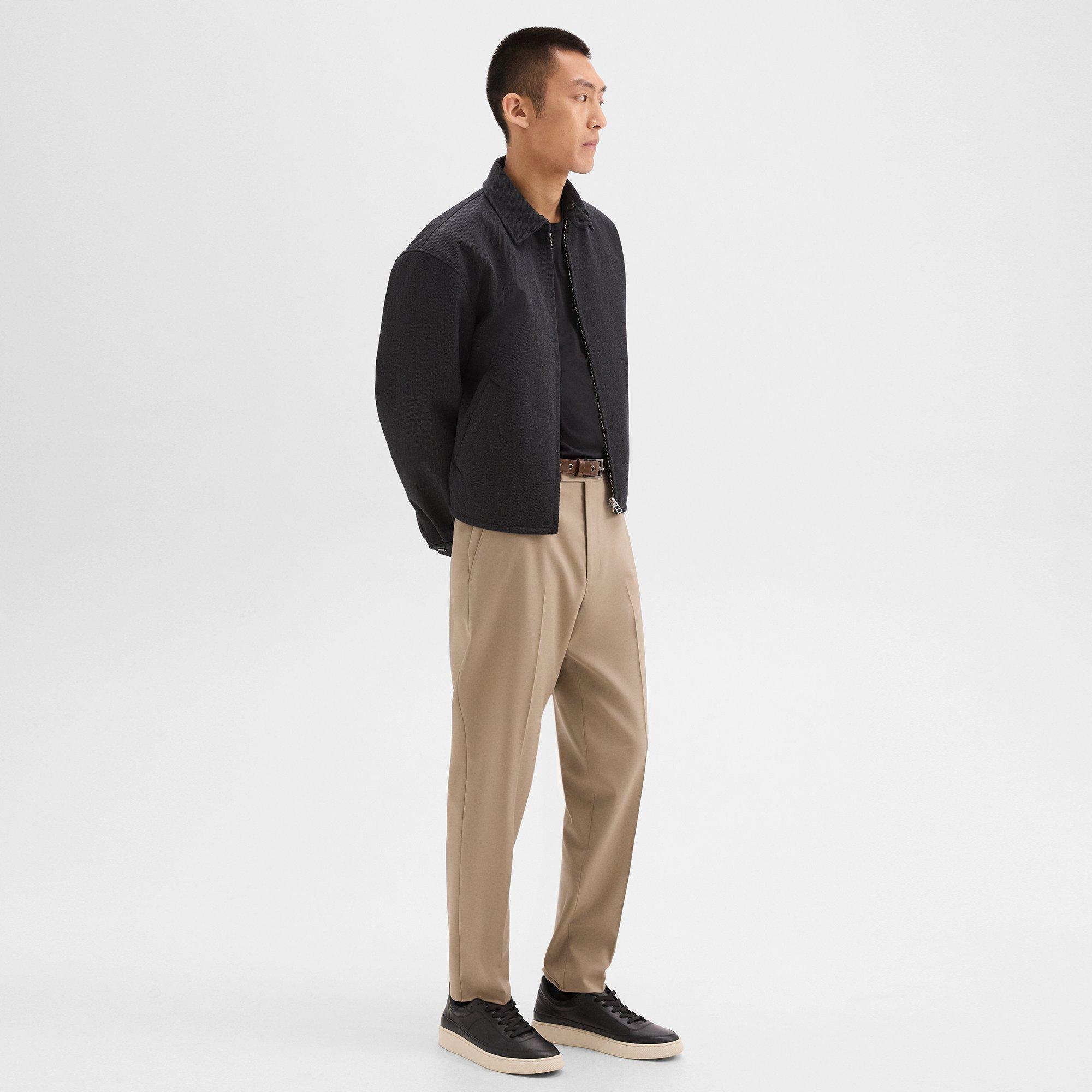 Relaxed Pant in Wool Gabardine