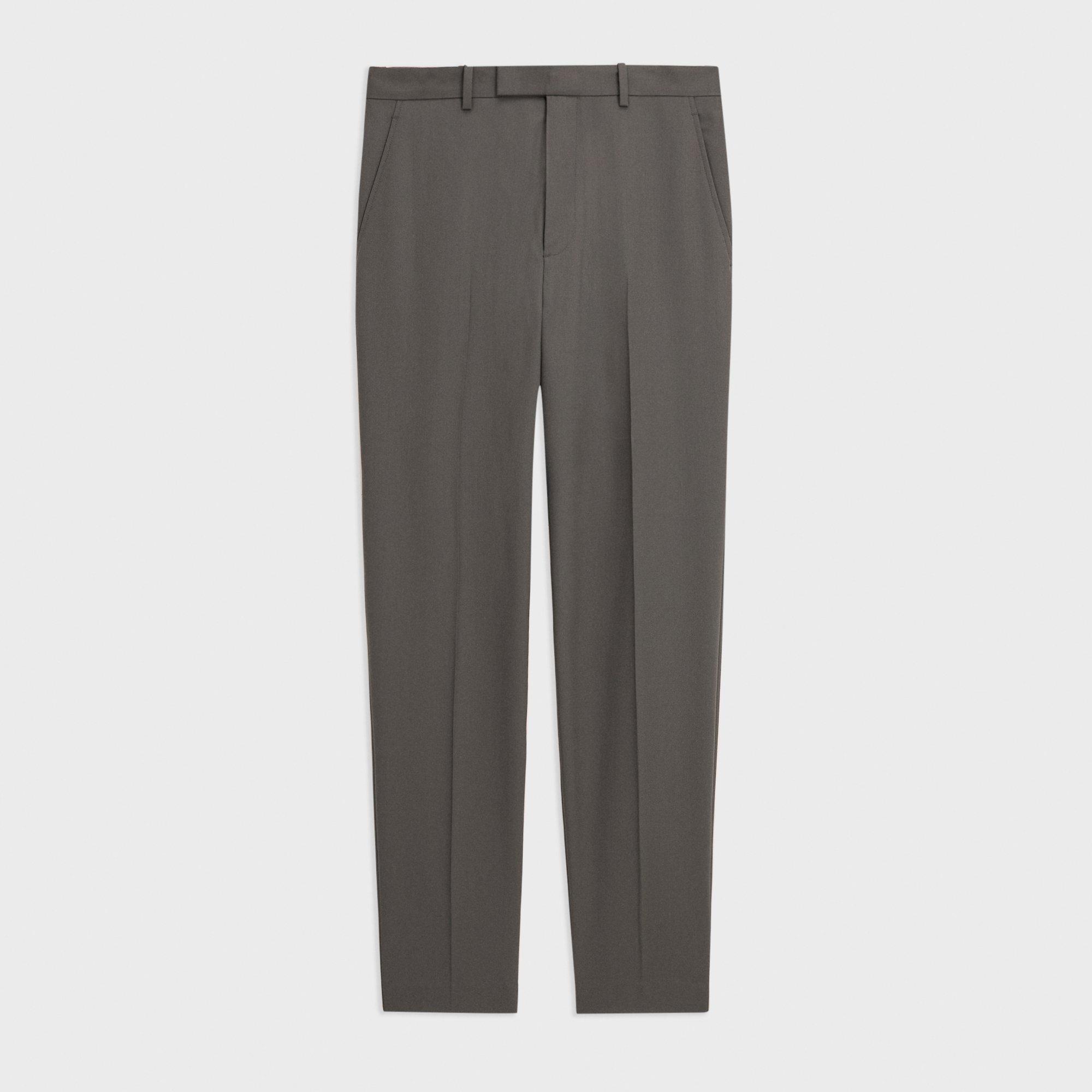 Pantalon Décontracté en Gabardine de Laine