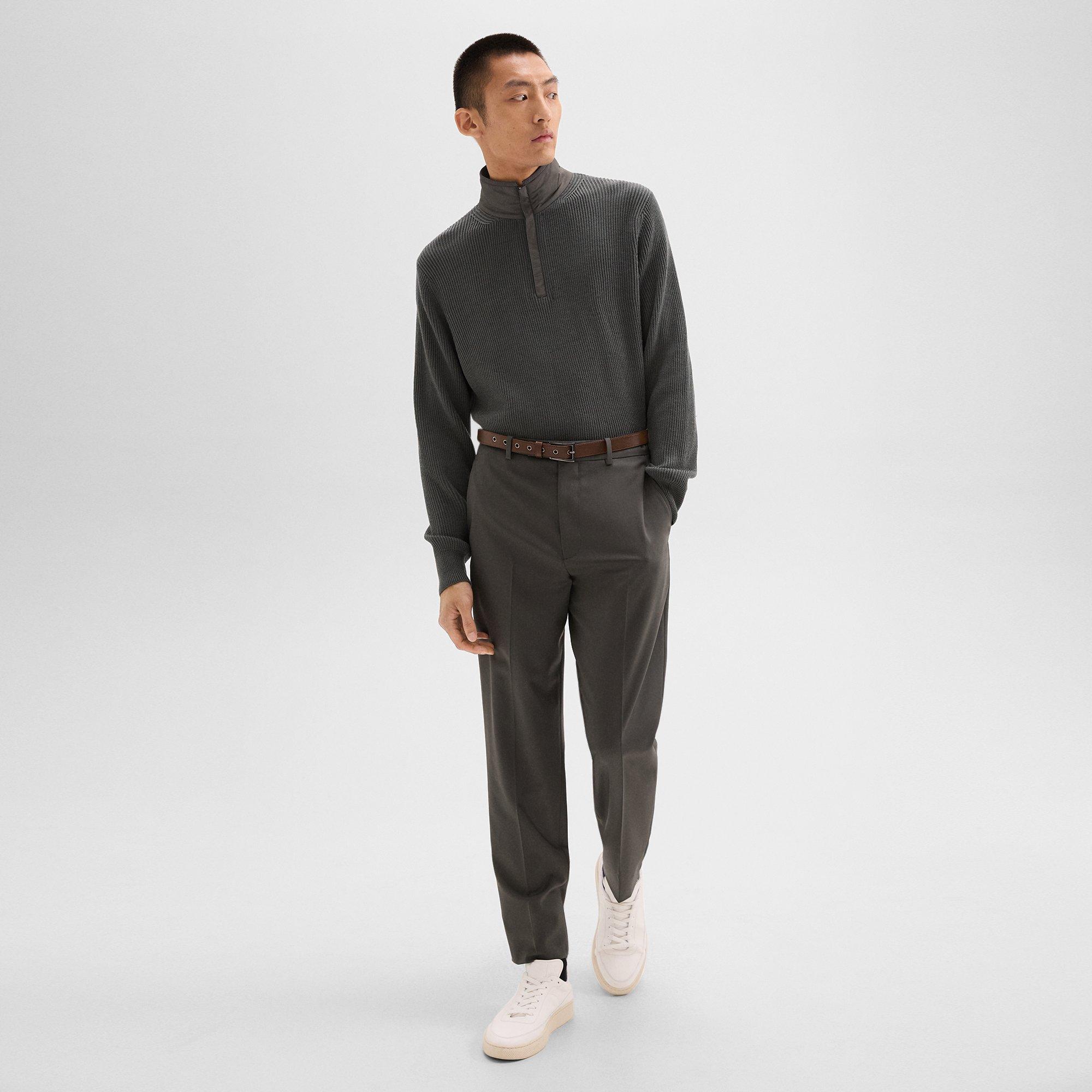 Relaxed Pant in Wool Gabardine