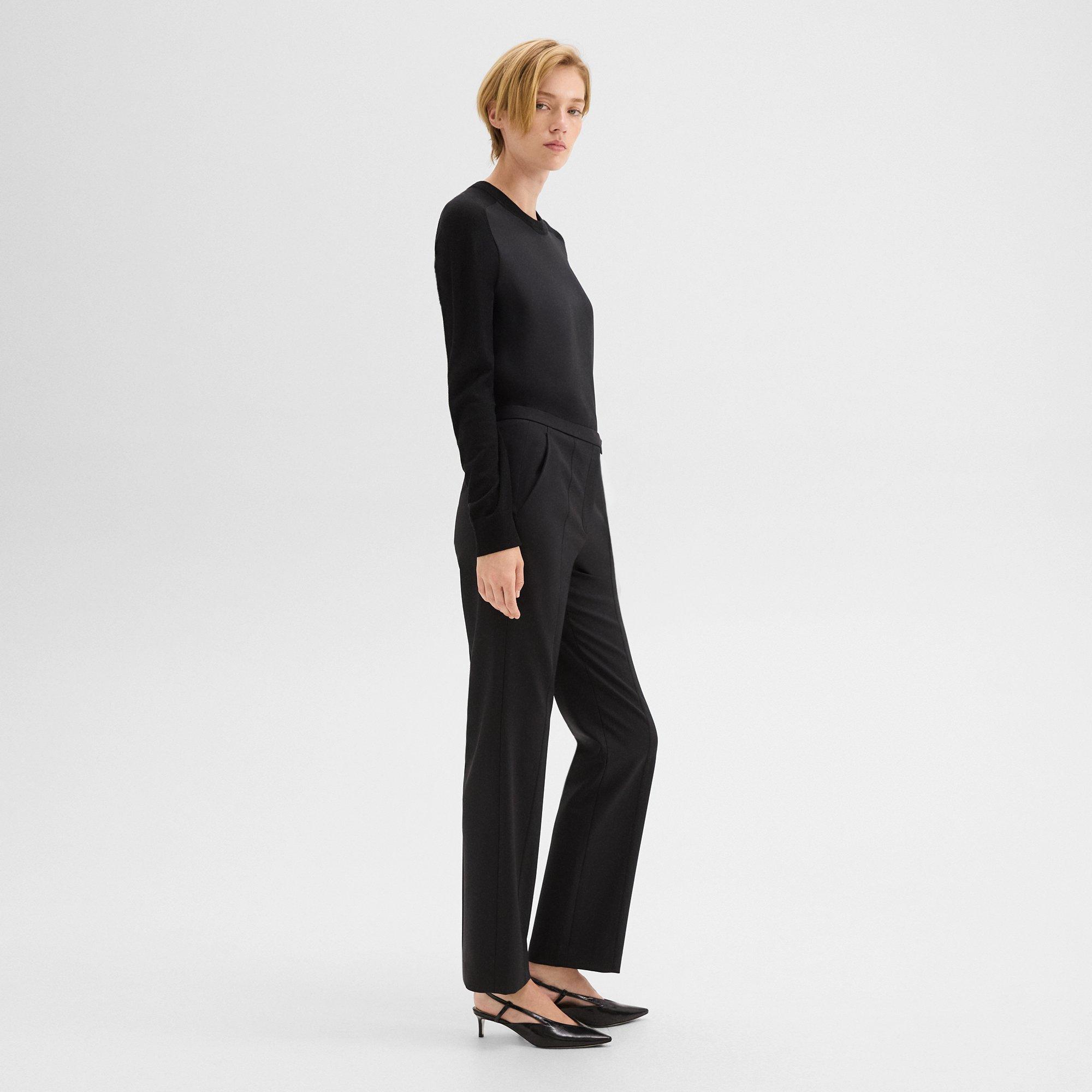 Relaxed Pant in Wool Gabardine