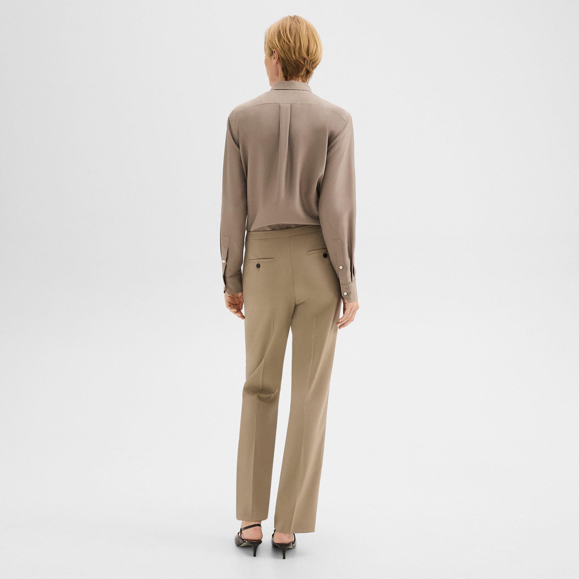 Relaxed Pant in Wool Gabardine