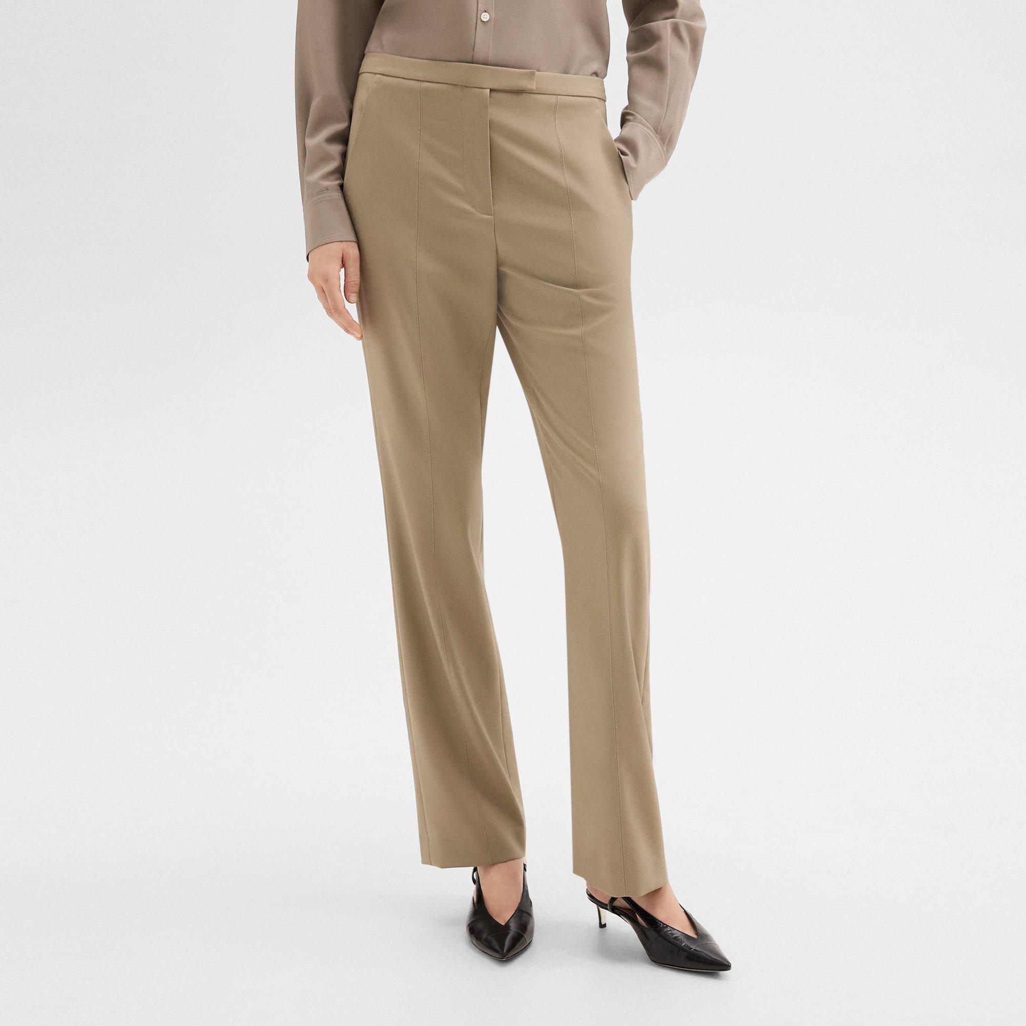 Relaxed Pant in Wool Gabardine