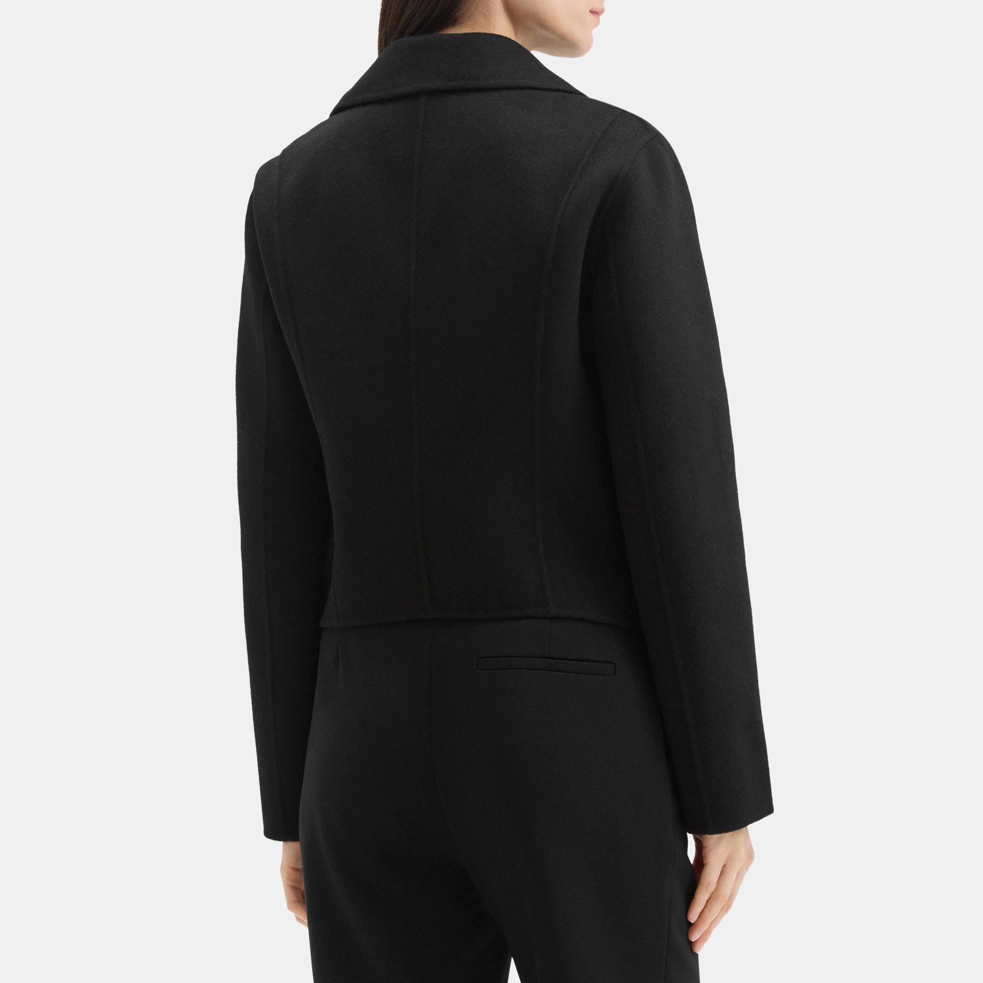 Moto Jacket in Double-Face Wool-Cashmere