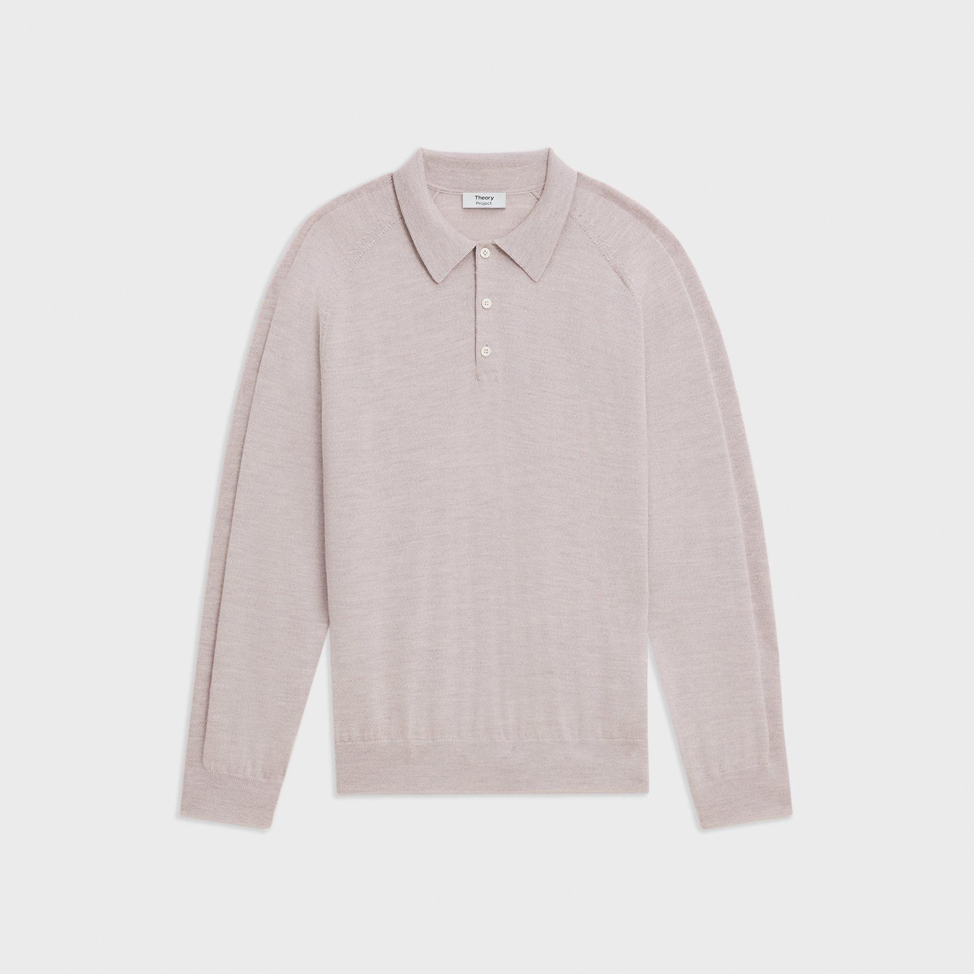 Polo Sweater in Merino Wool