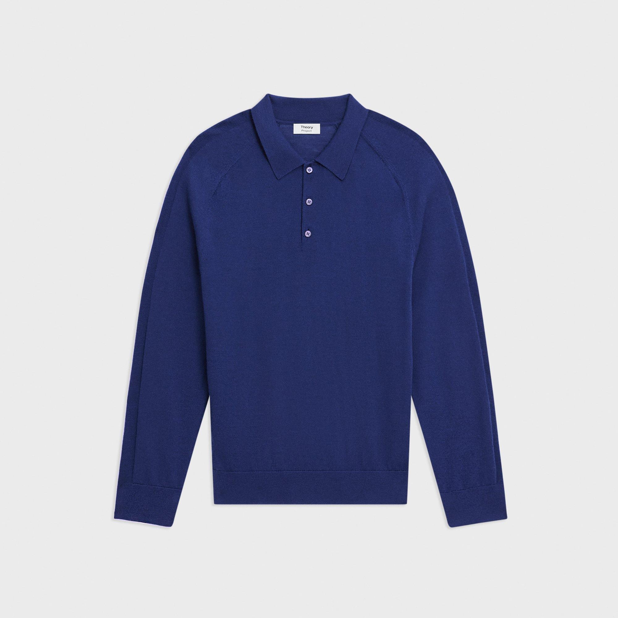 Polo Sweater in Merino Wool