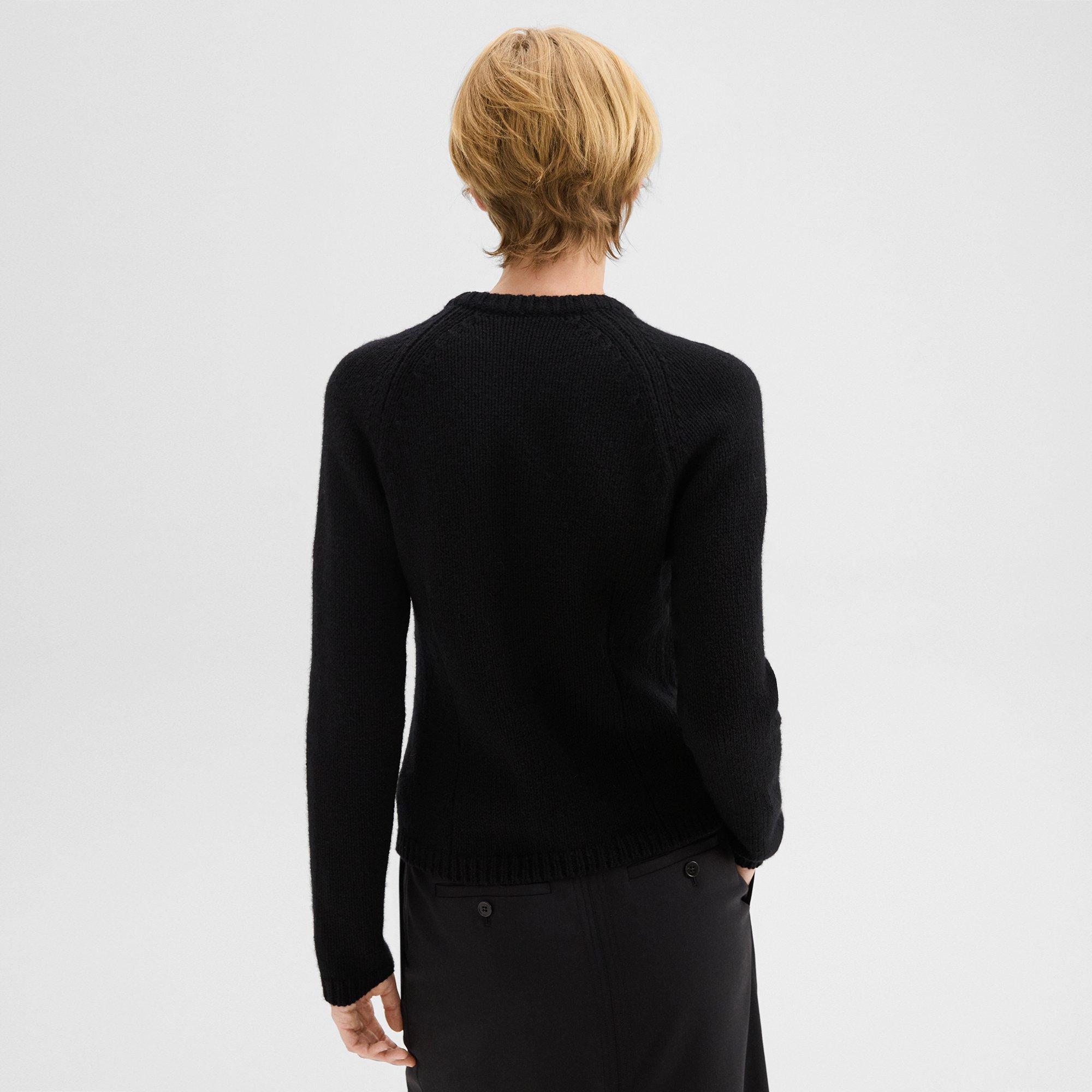 Zip-Up Cardigan in Felted Wool-Cashmere