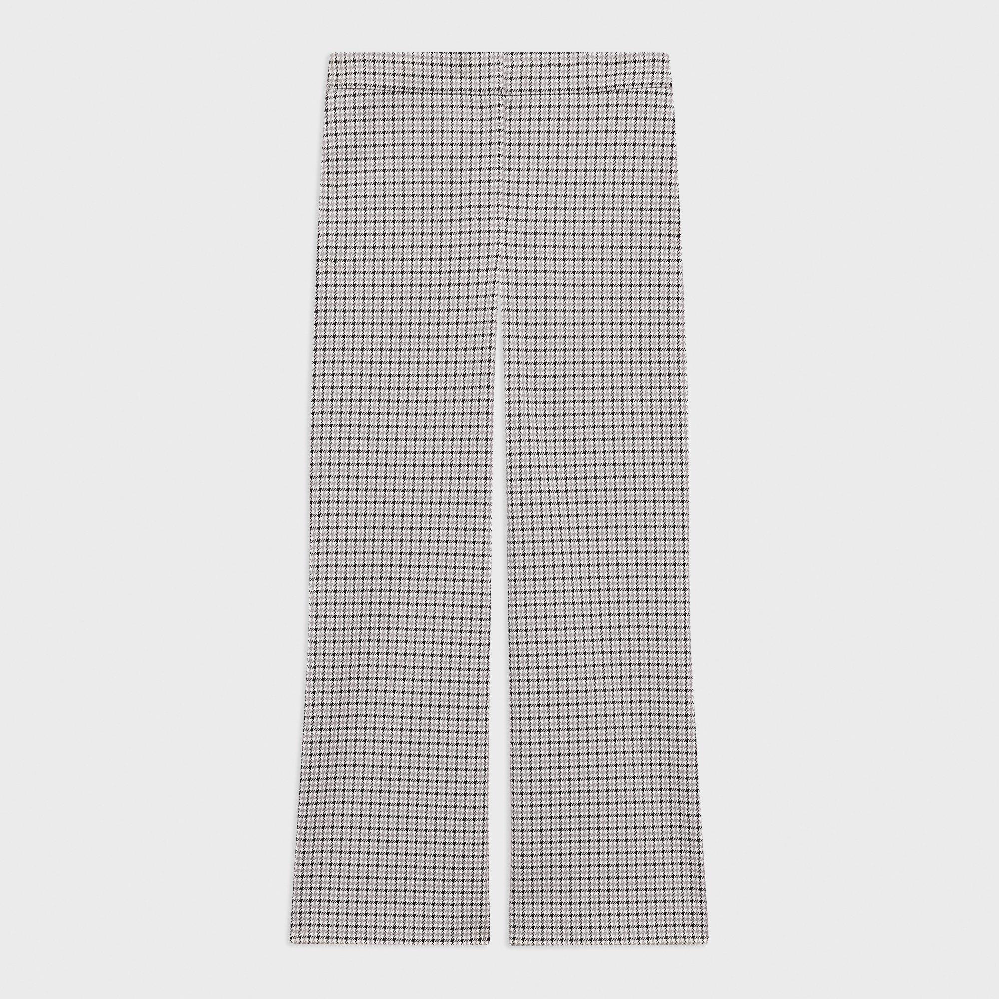 Kick Pant in Stretch Houndstooth Knit