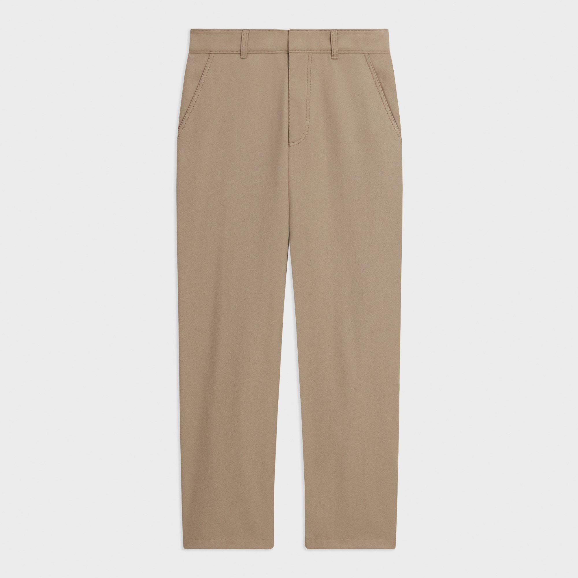 Pantalon Décontracté en Gabardine