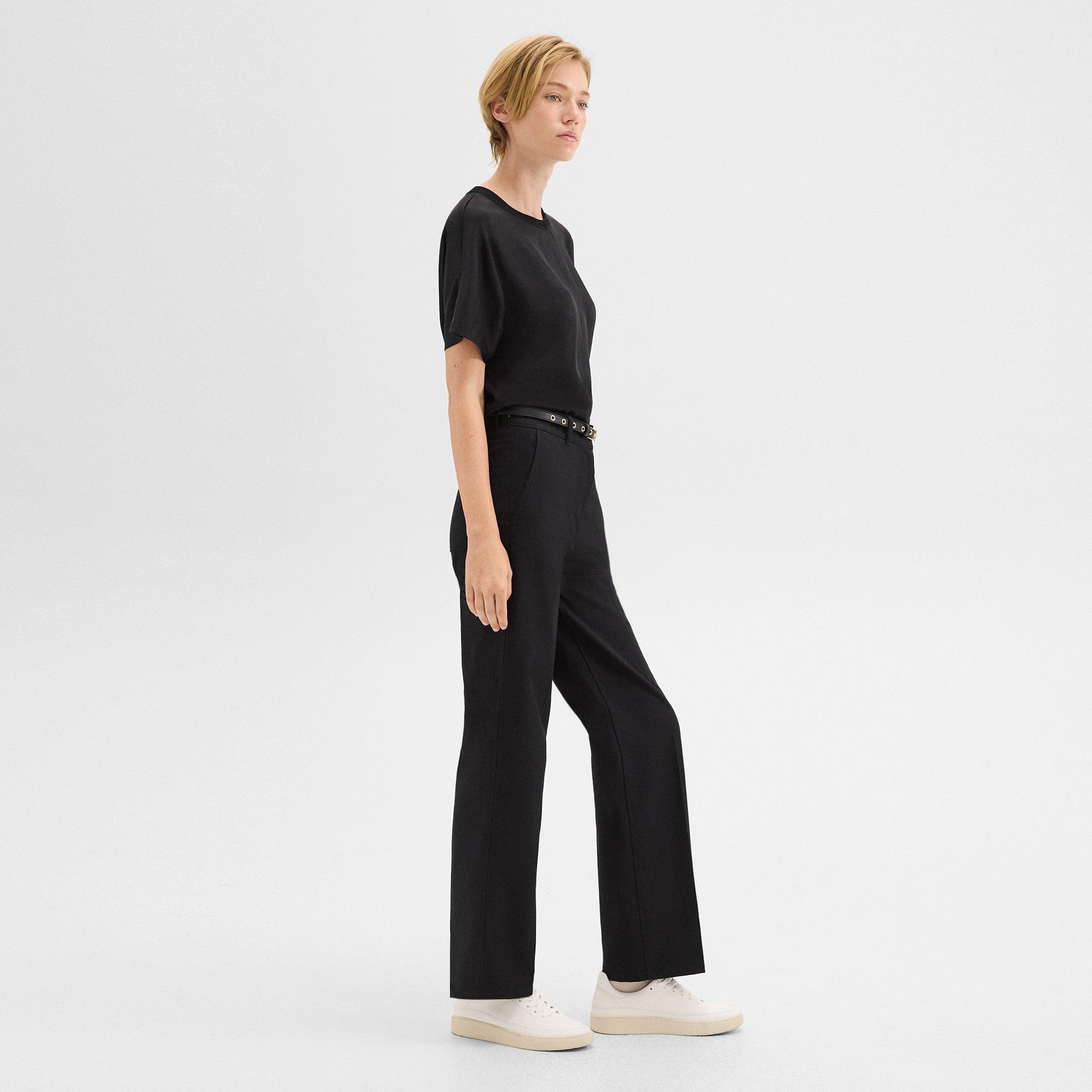 Straight Pant in Gabardine