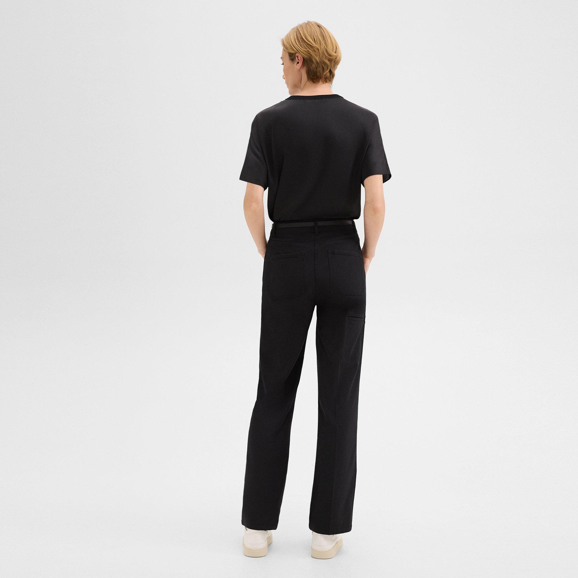 Straight Pant in Gabardine