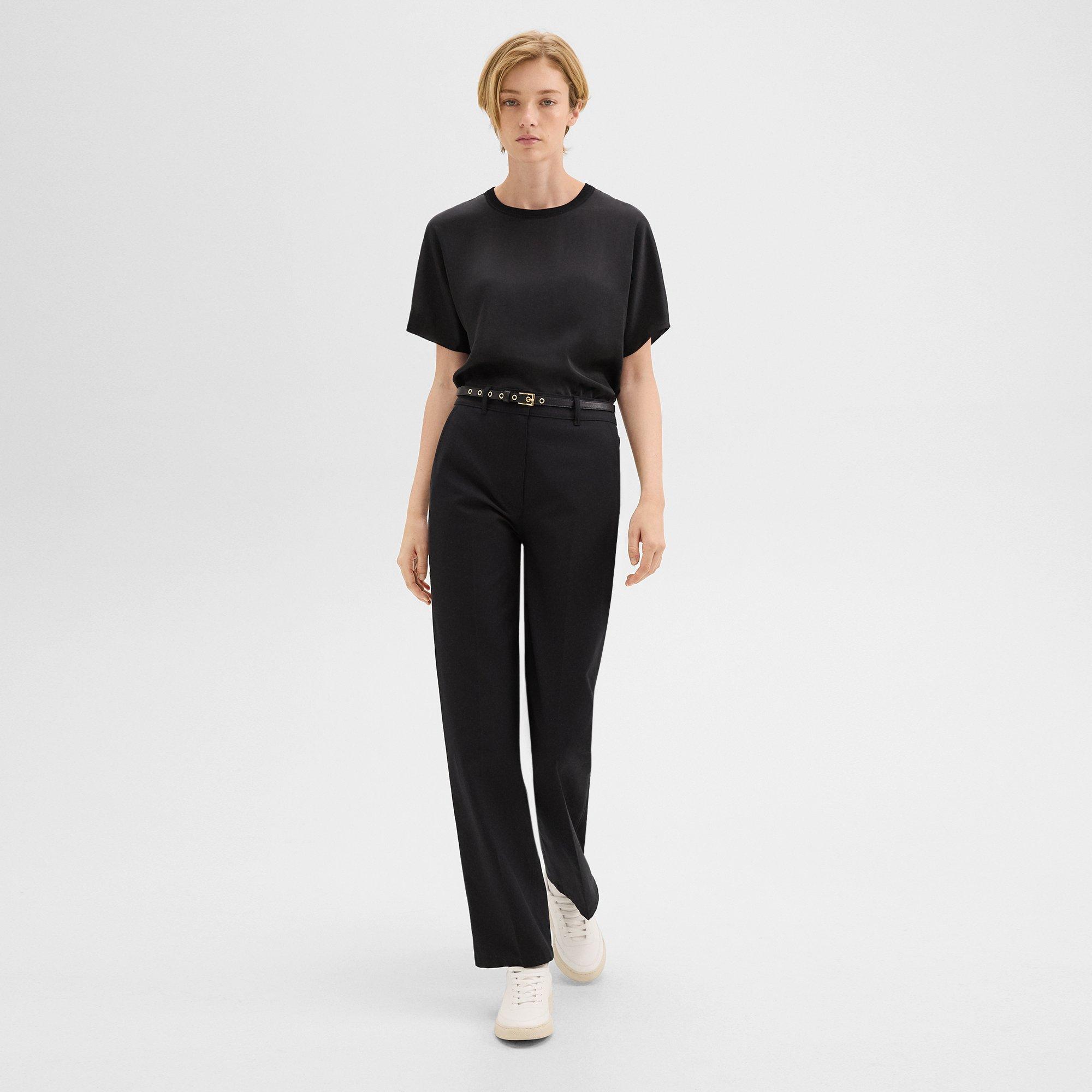 Straight Pant in Gabardine