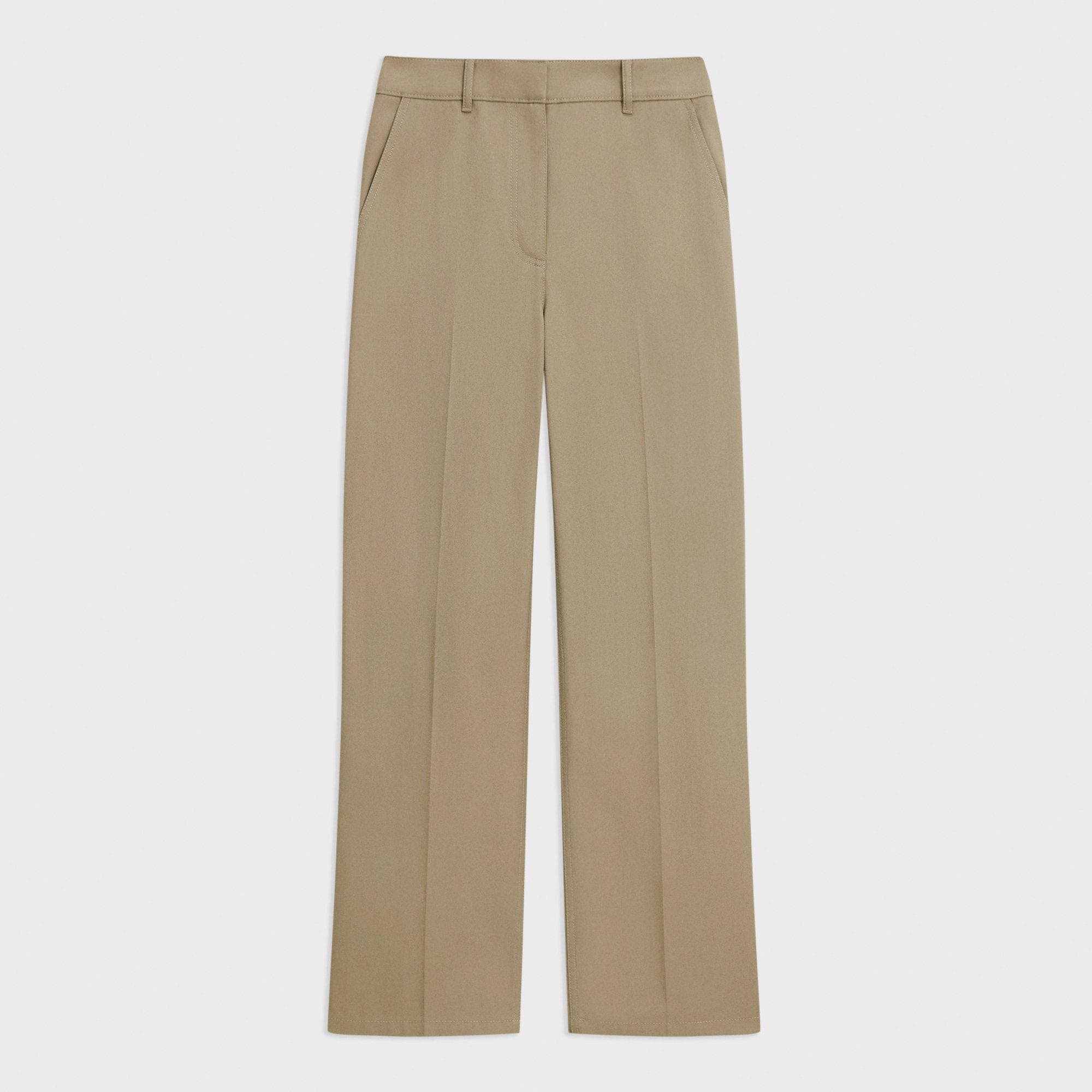 Straight Pant in Gabardine