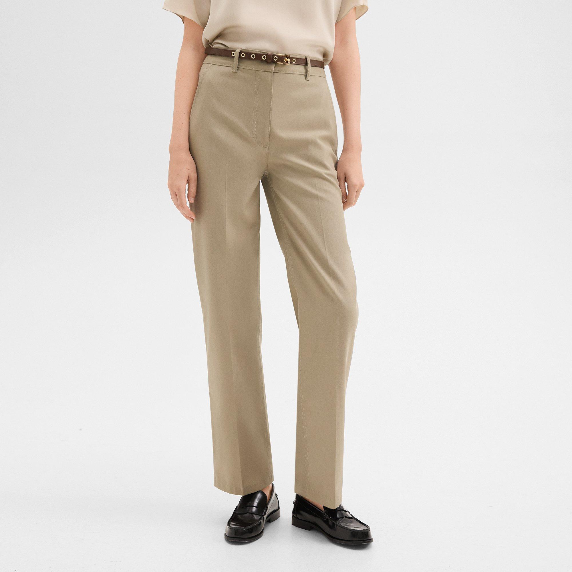 Straight Pant in Gabardine