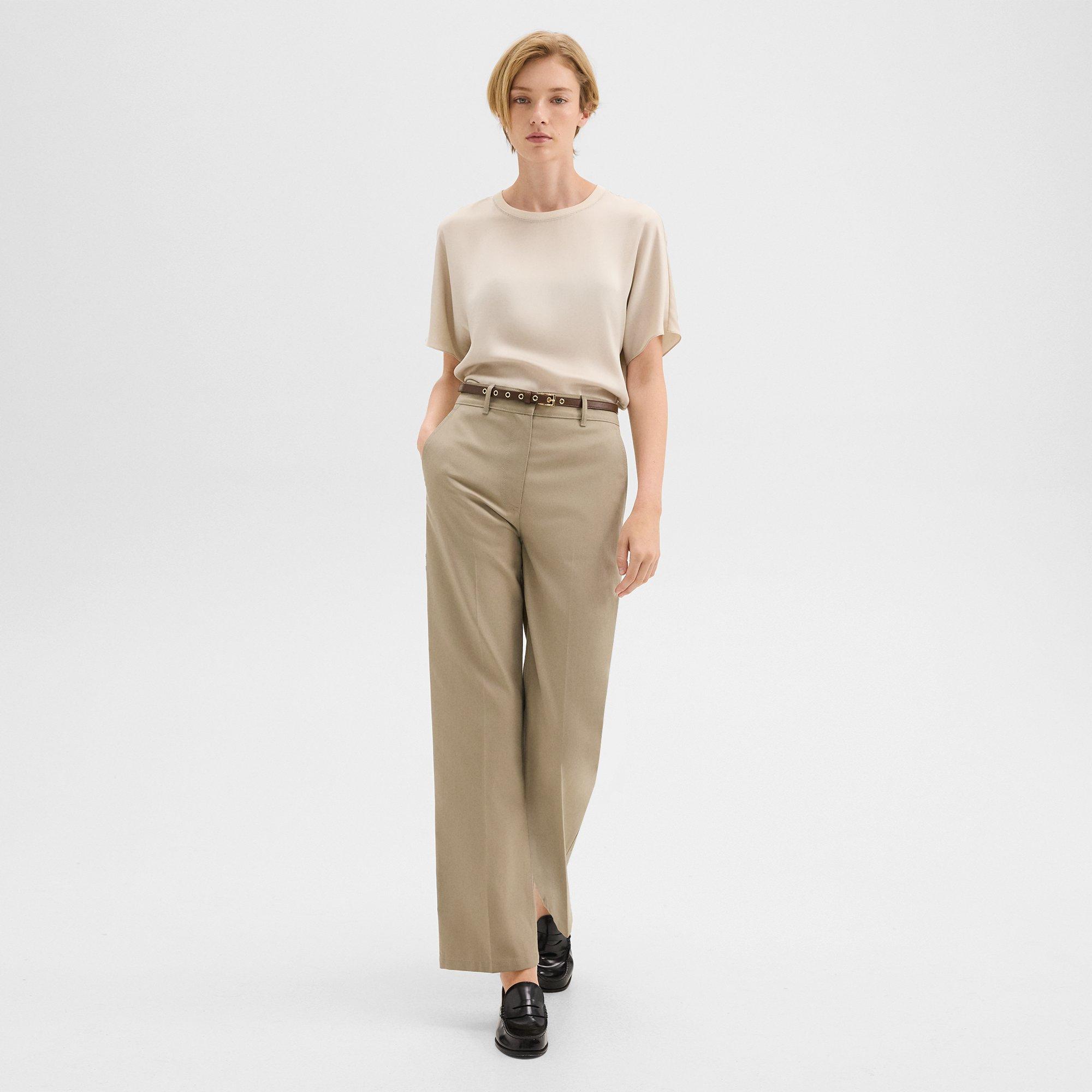 Straight Pant in Gabardine