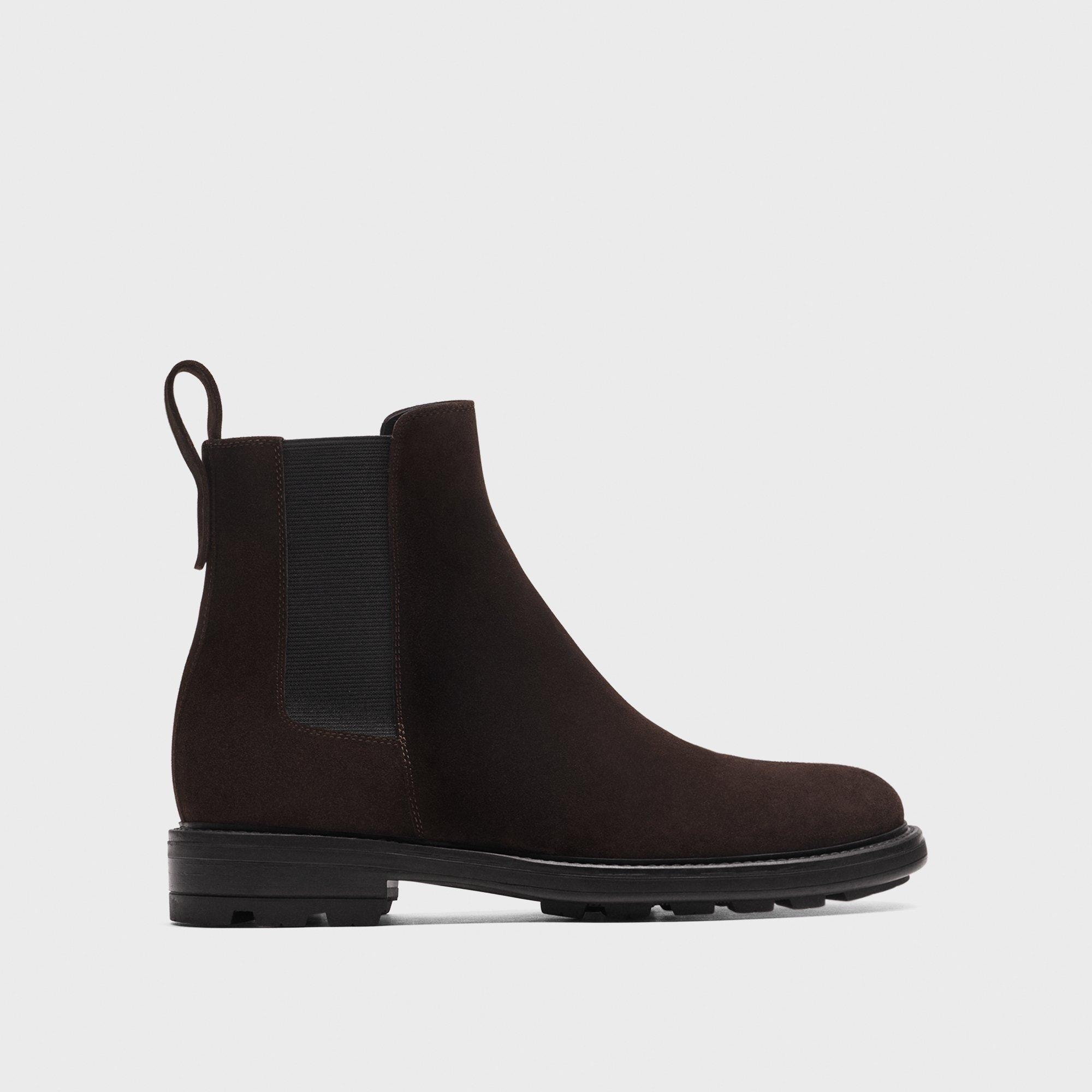 Faux suede chelsea boots deals