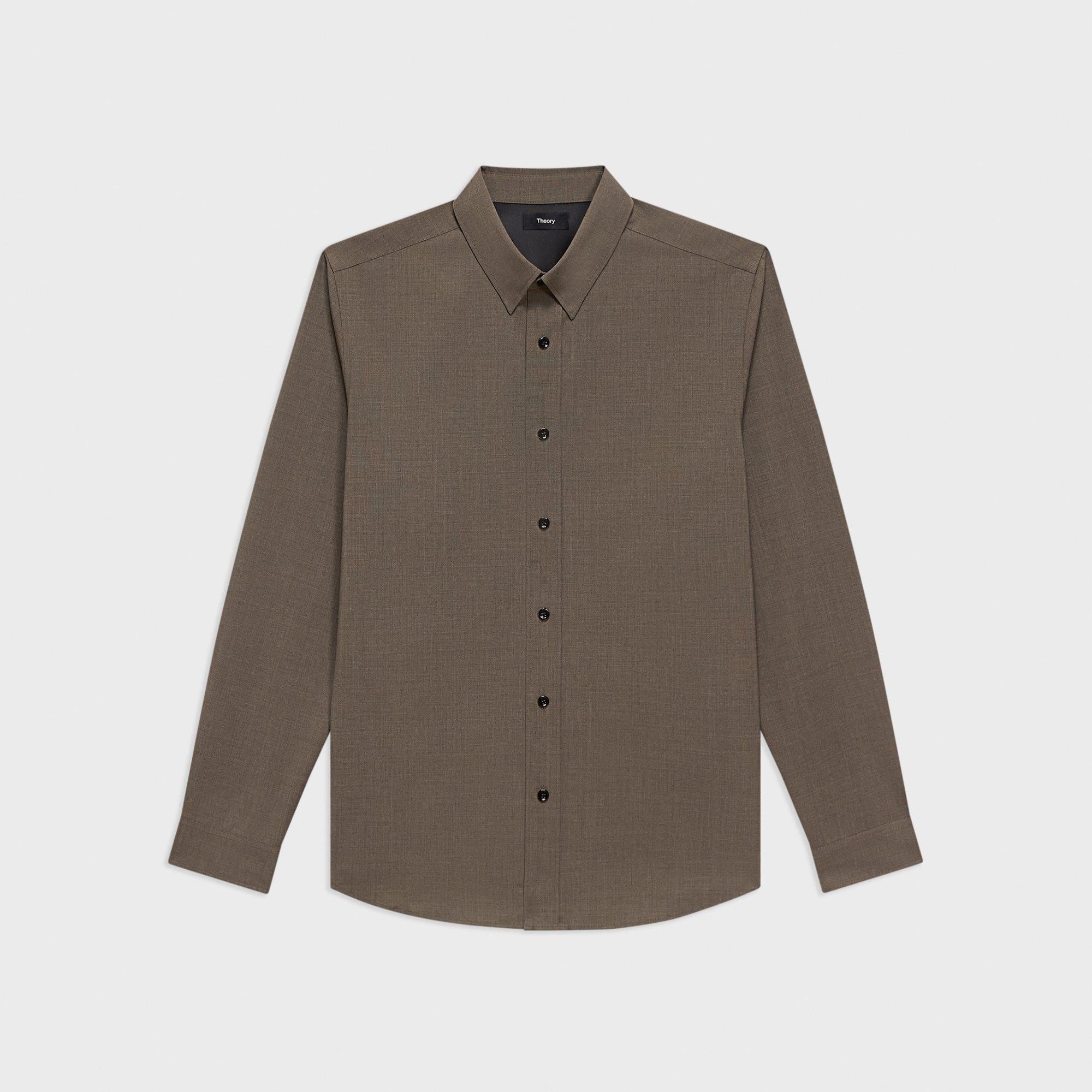 Hugh Shirt in Virgin Wool