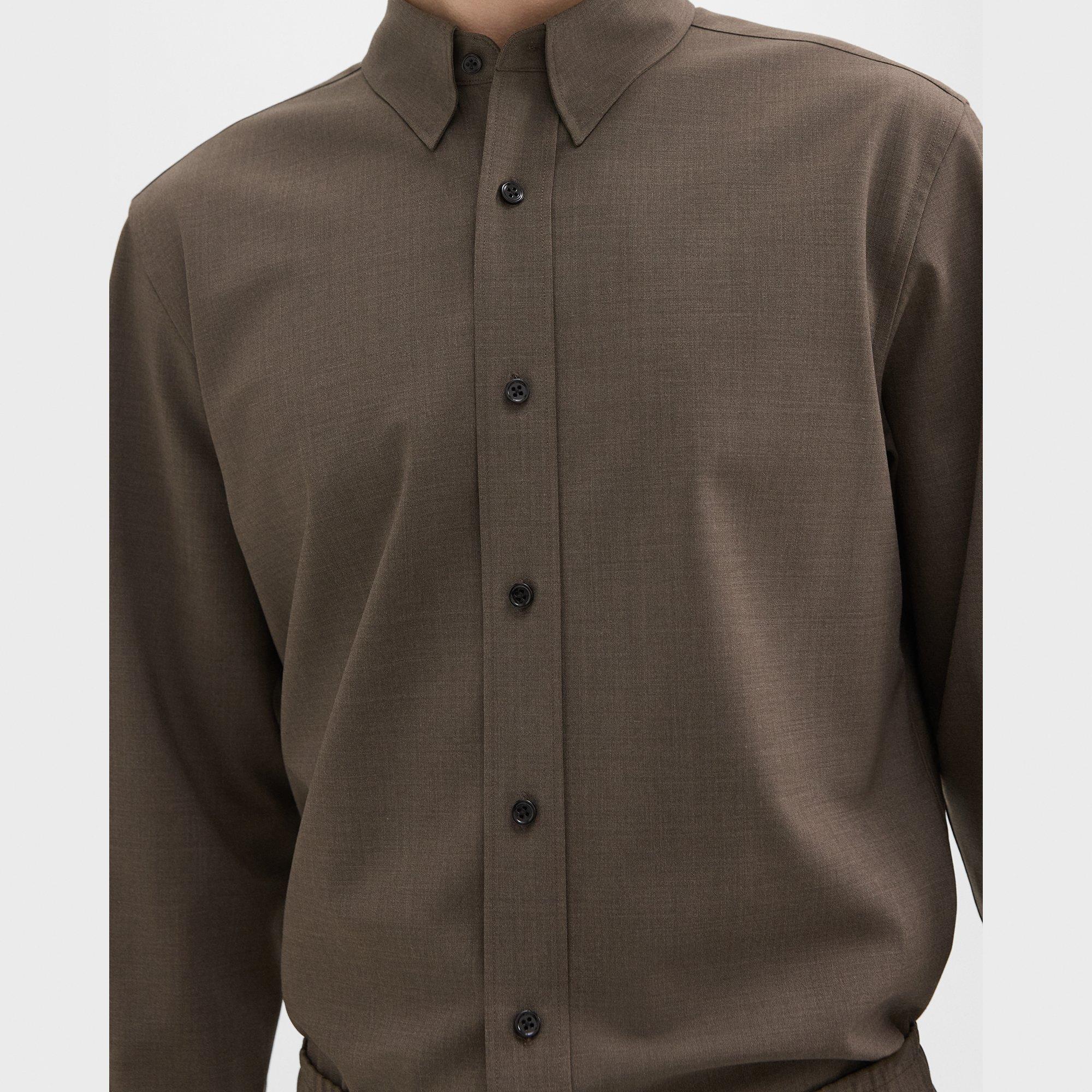 Hugh Shirt in Virgin Wool