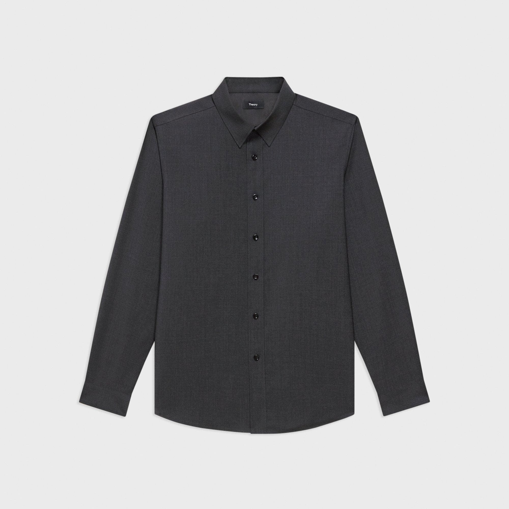 Hugh Shirt in Virgin Wool