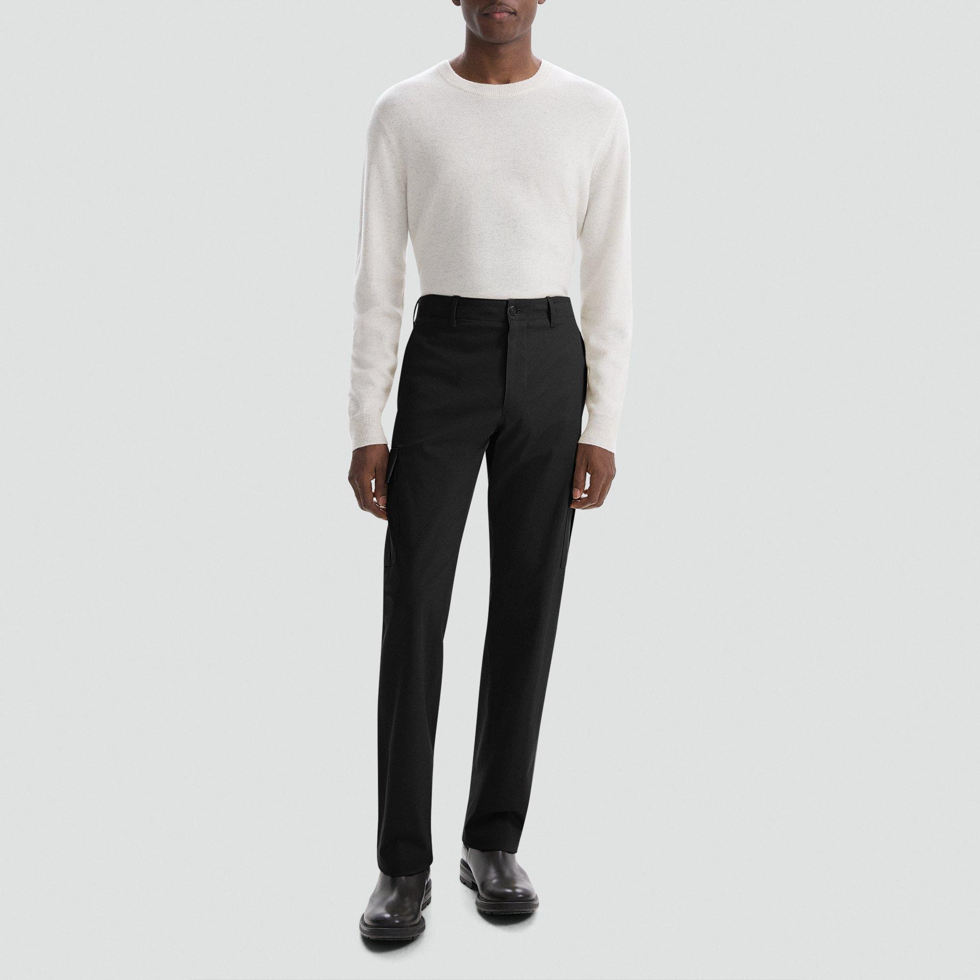 Straight Cargo Pant in Stretch Cotton Twill