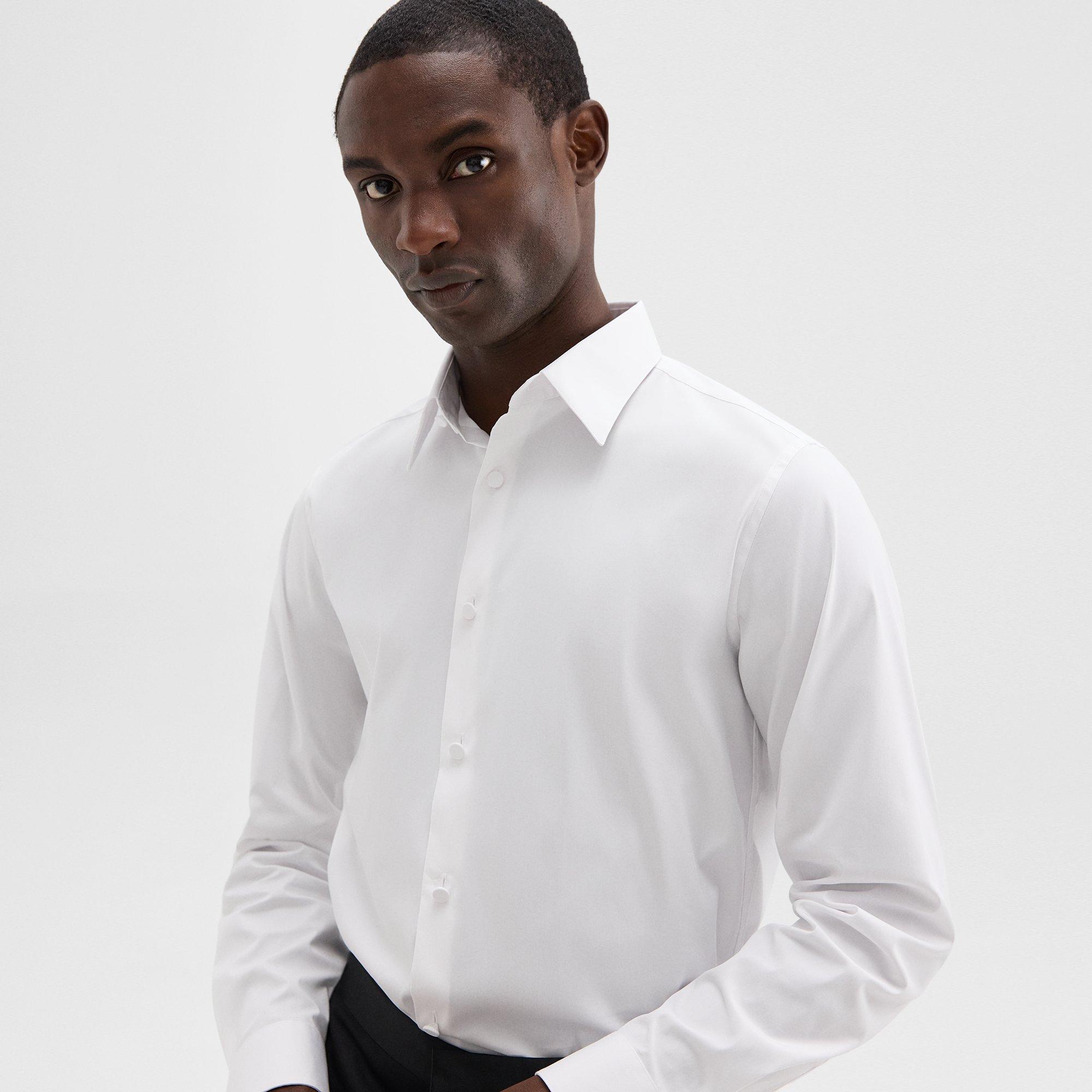 Sylvain Shirt in Stretch Cotton-Blend