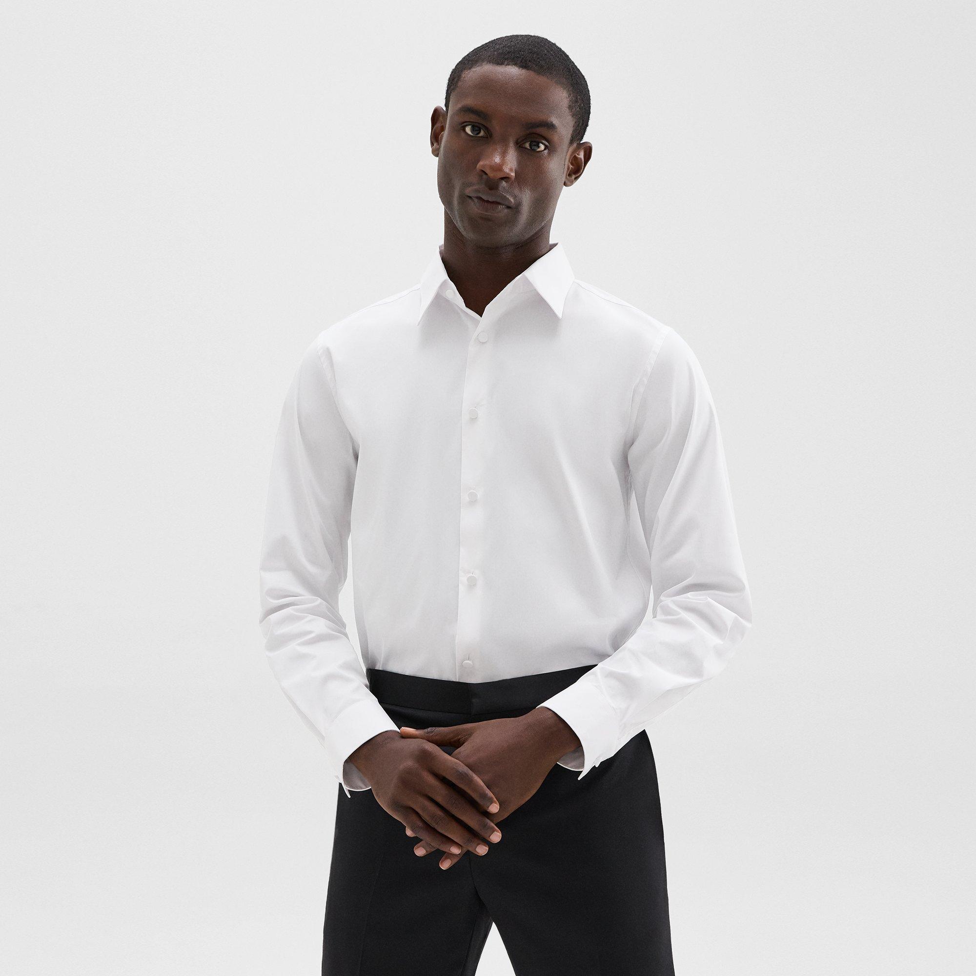 Sylvain Shirt in Stretch Cotton-Blend