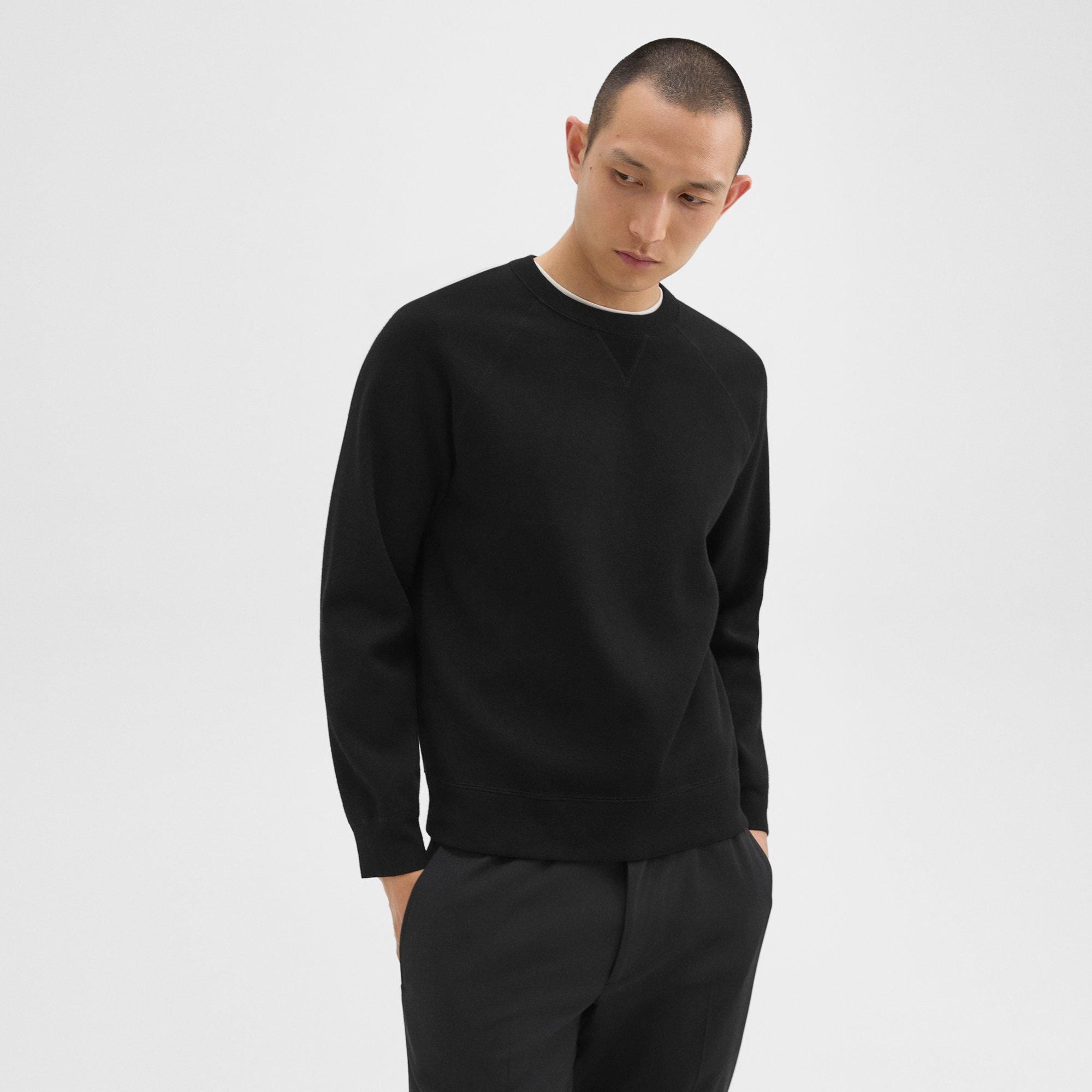 Raglan Sleeve Sweatshirt in Light Bilen