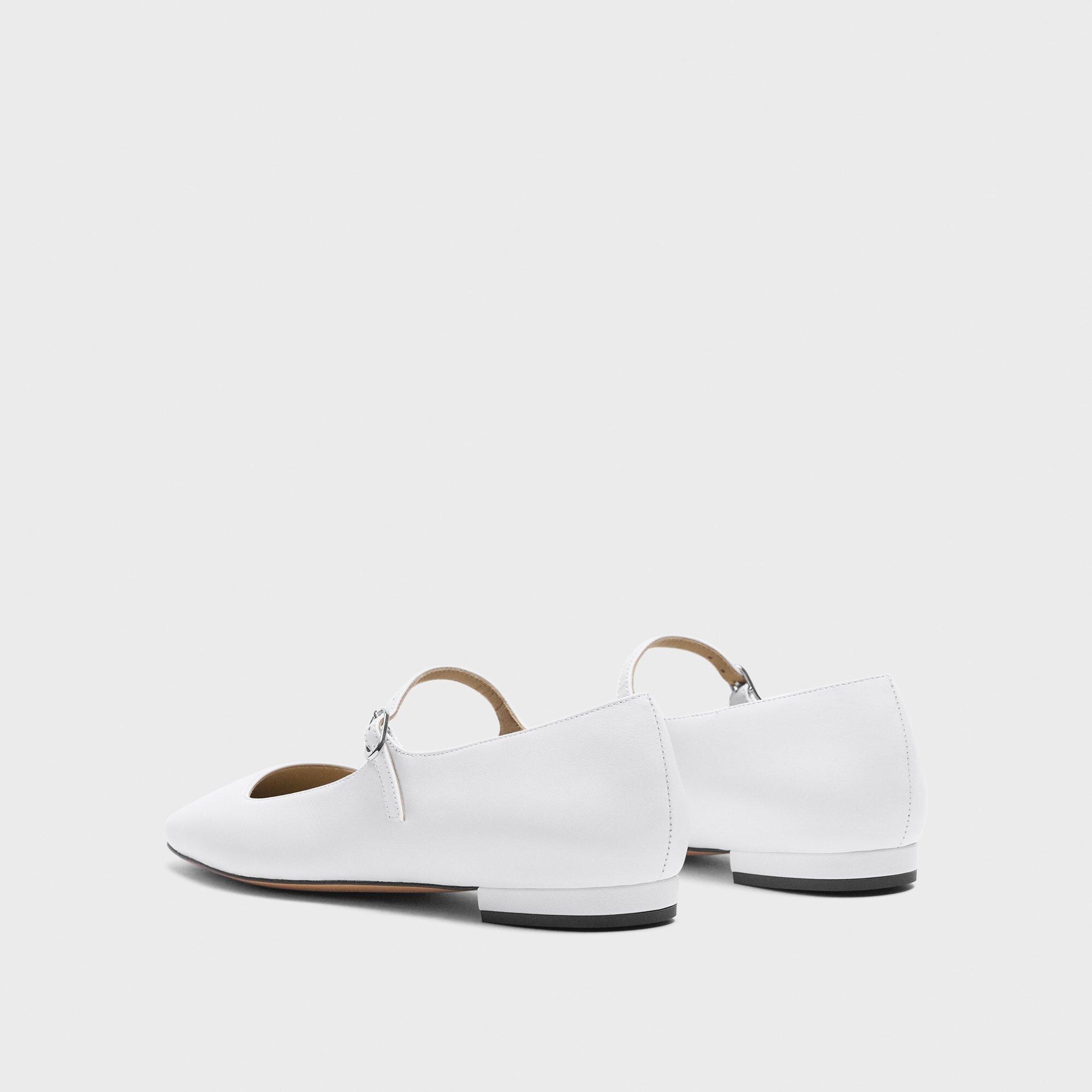 Ballerines Mary Jane en Cuir