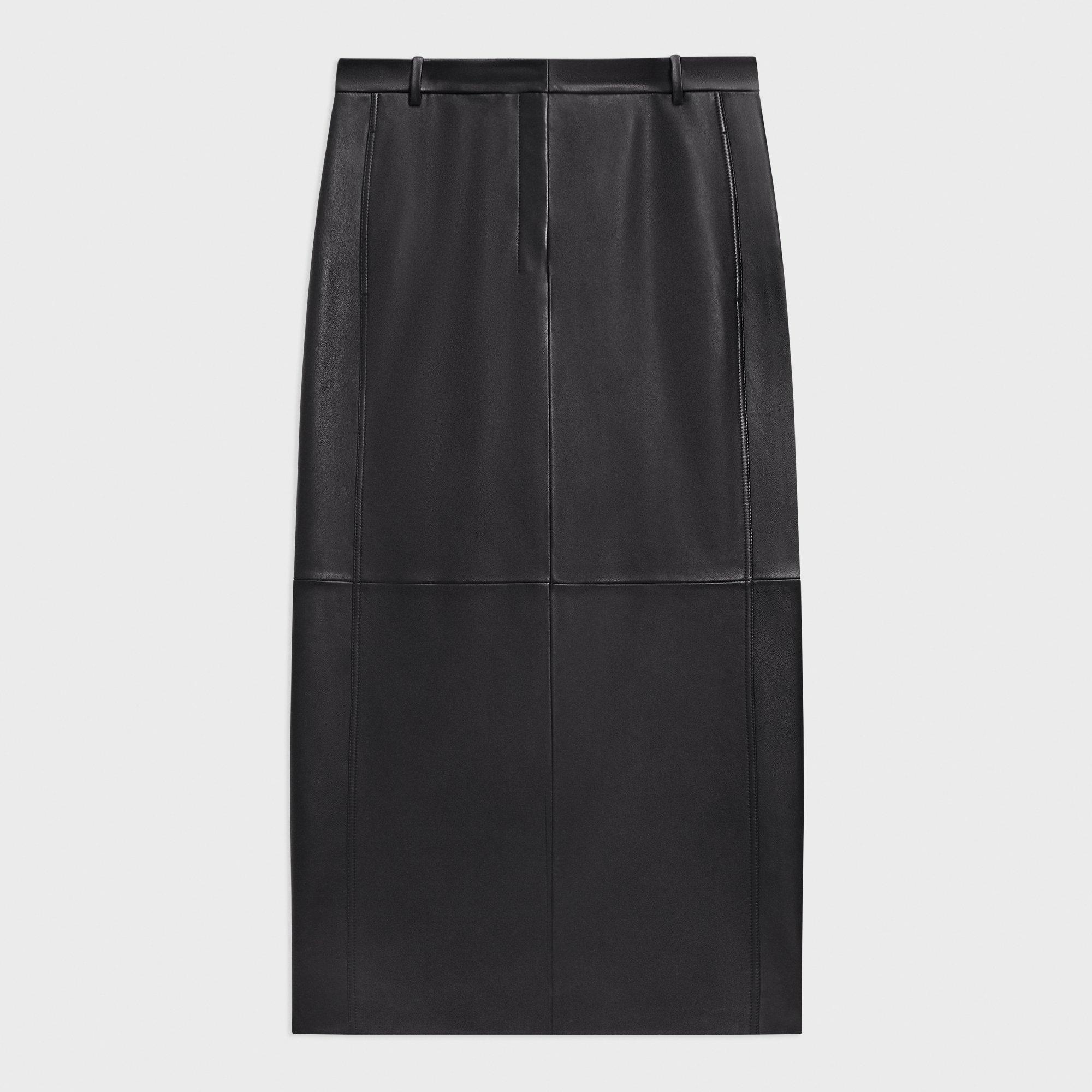 Trouser Skirt in Leather