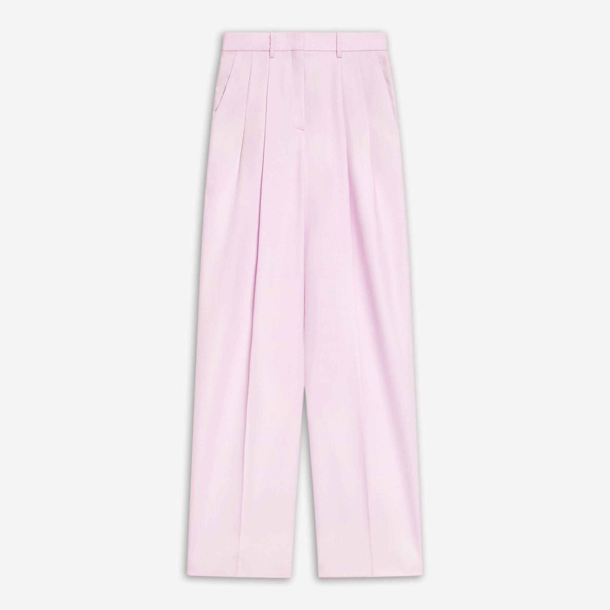 Double Pleat Pant, 33'' in Sleek Flannel