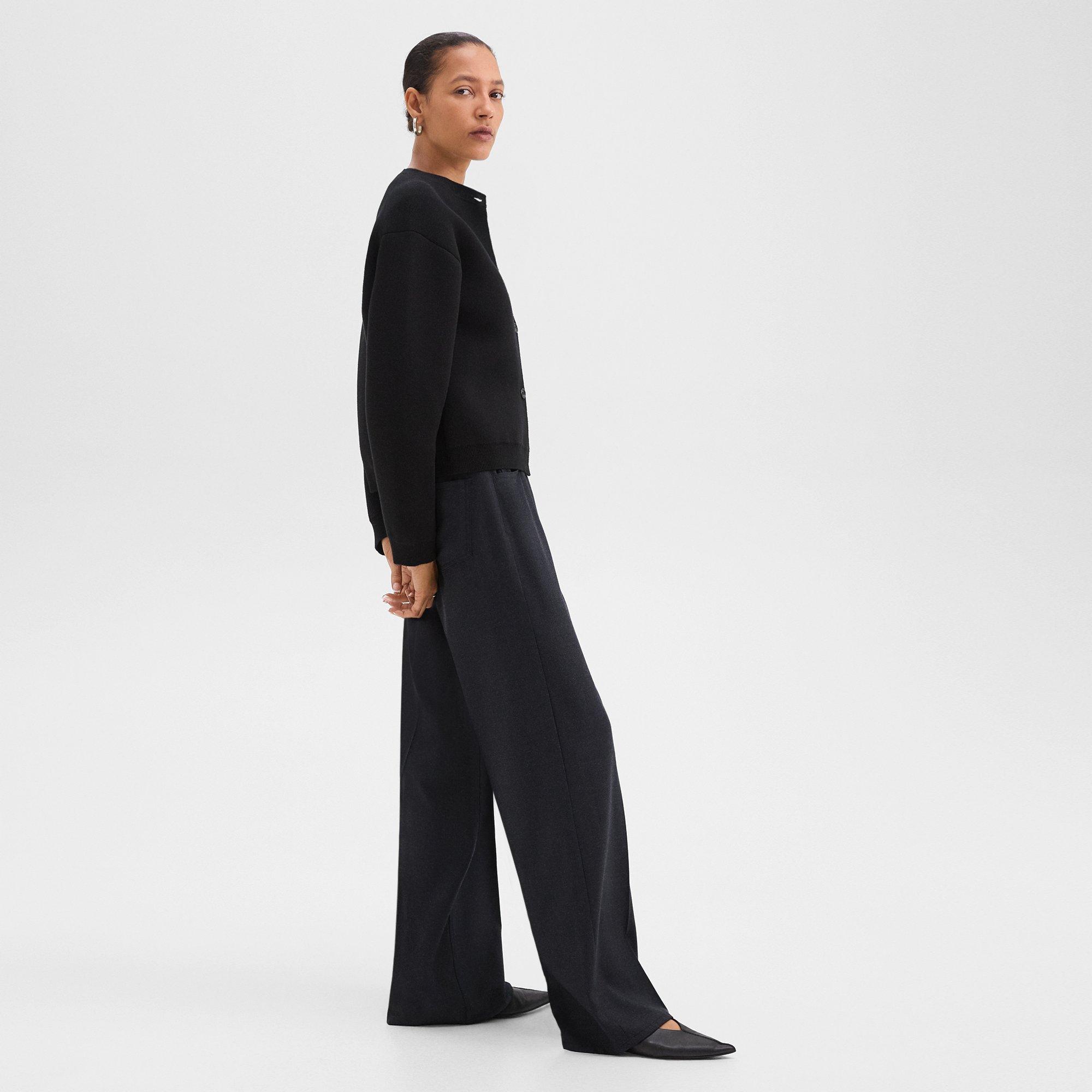 Straight-Leg 5-Pocket Pant in Stretch Flannel