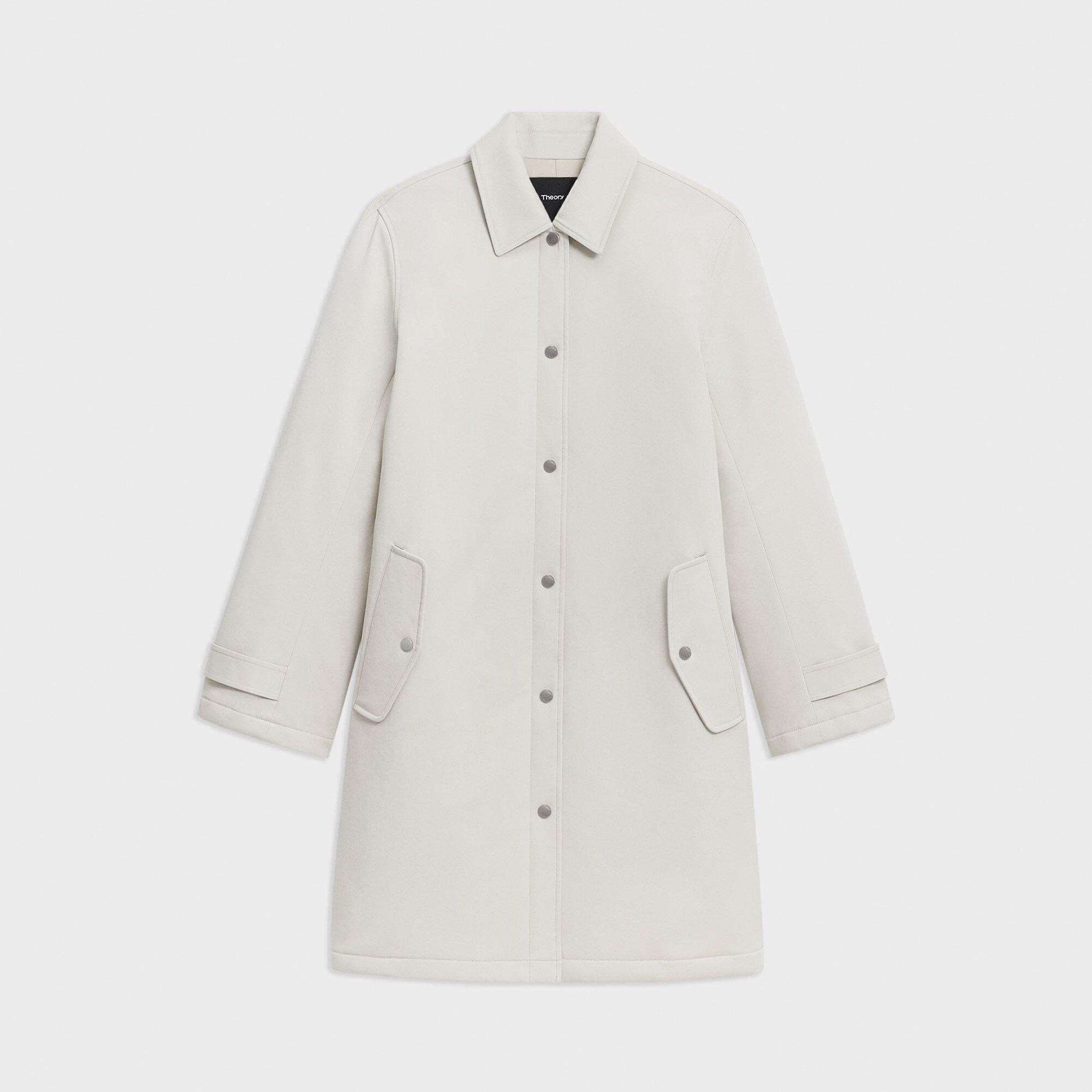 Car Coat in Cotton-Blend