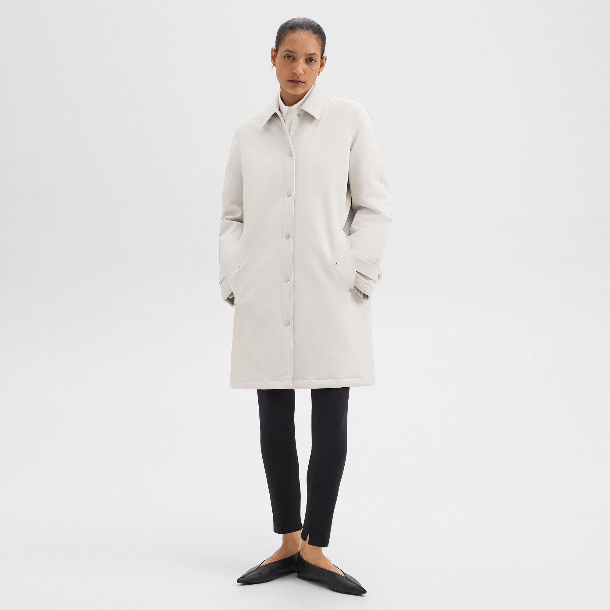 Car Coat in Cotton-Blend