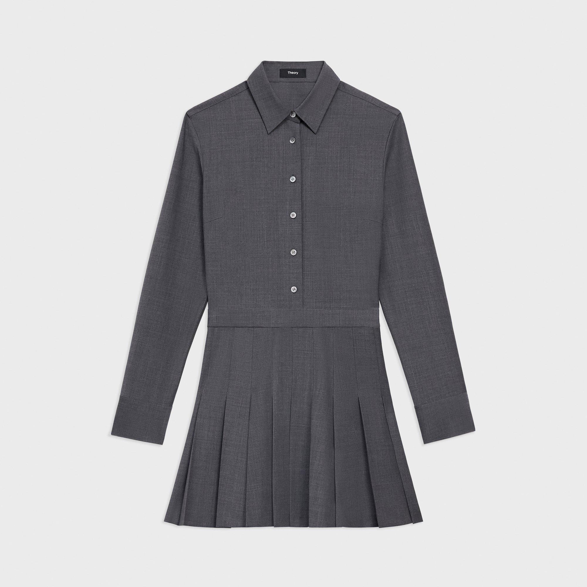 knee length dresses for ladies THEORY Size 2 Olive Ramie Solid Shirt dress – Sui Generis Designer  Consignment