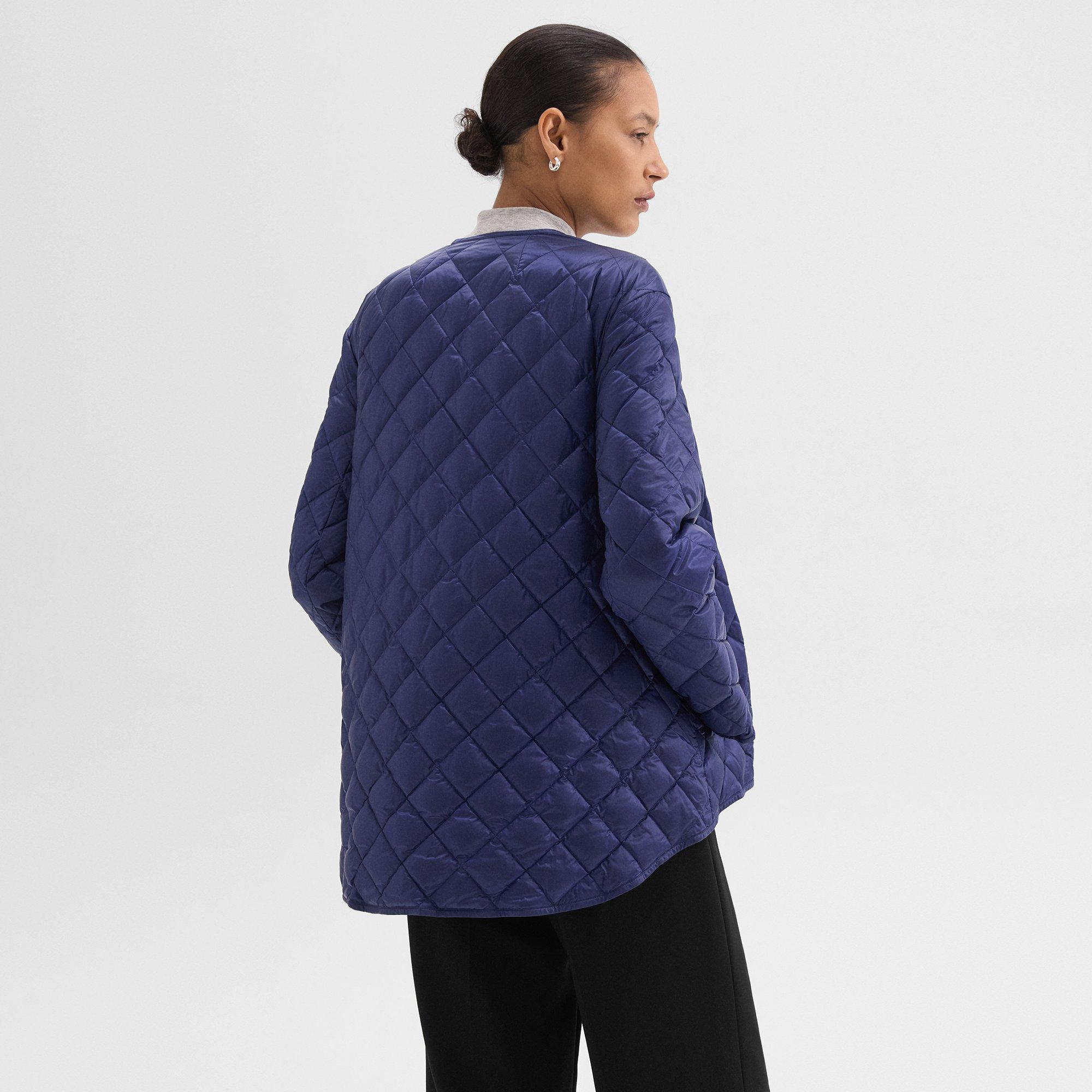 Quilted Puffer Jacket in Nylon