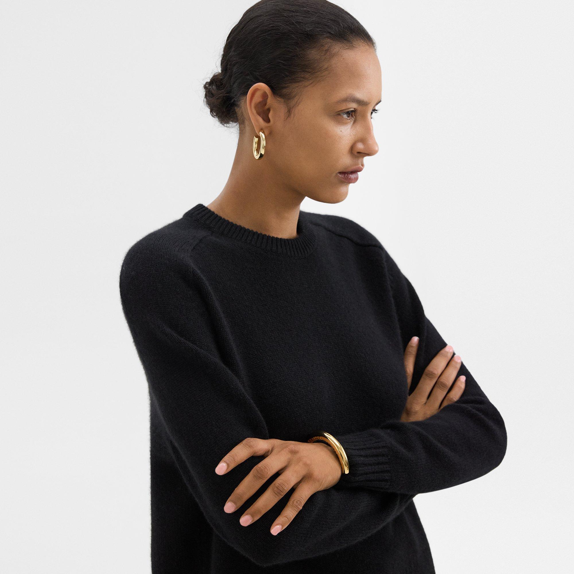 Cropped Sweater in Cashmere