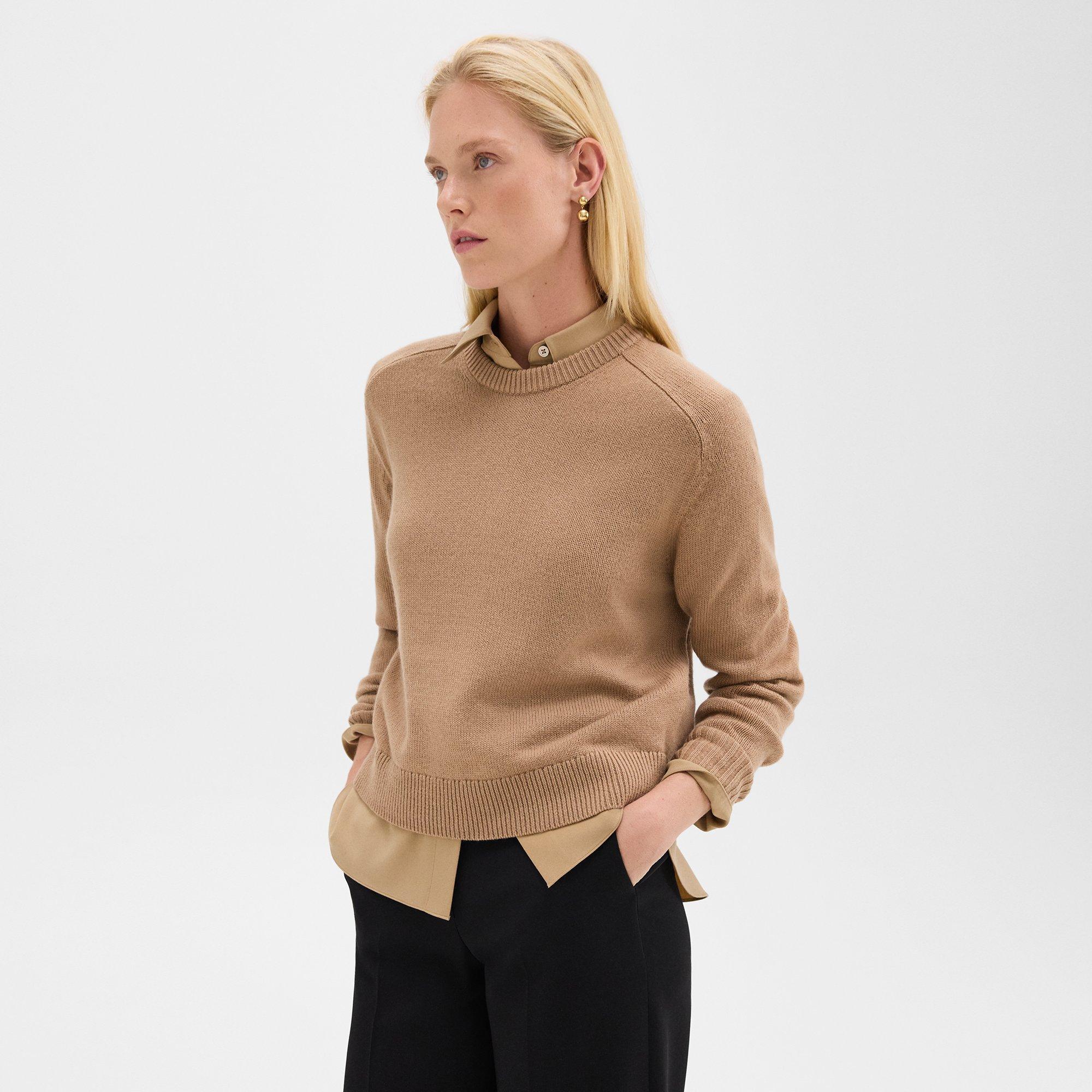 Cropped Sweater in Cashmere