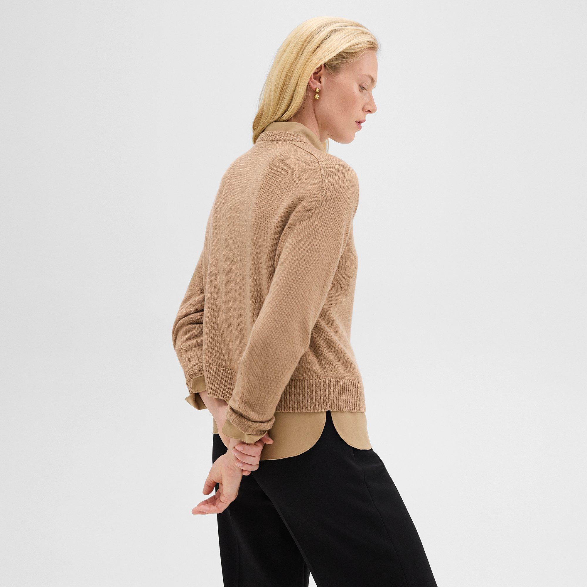 Cropped Sweater in Cashmere