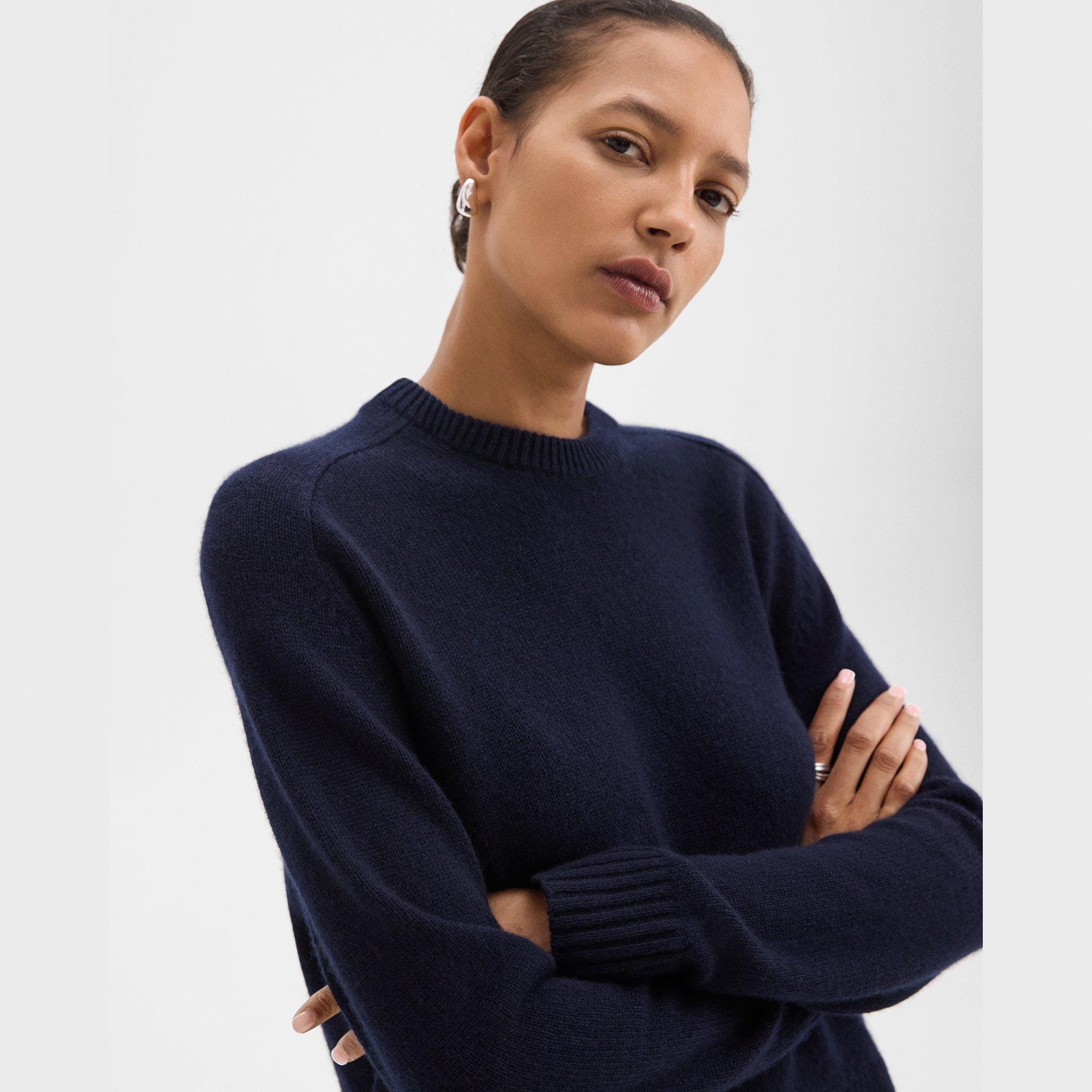 Cropped Sweater in Cashmere