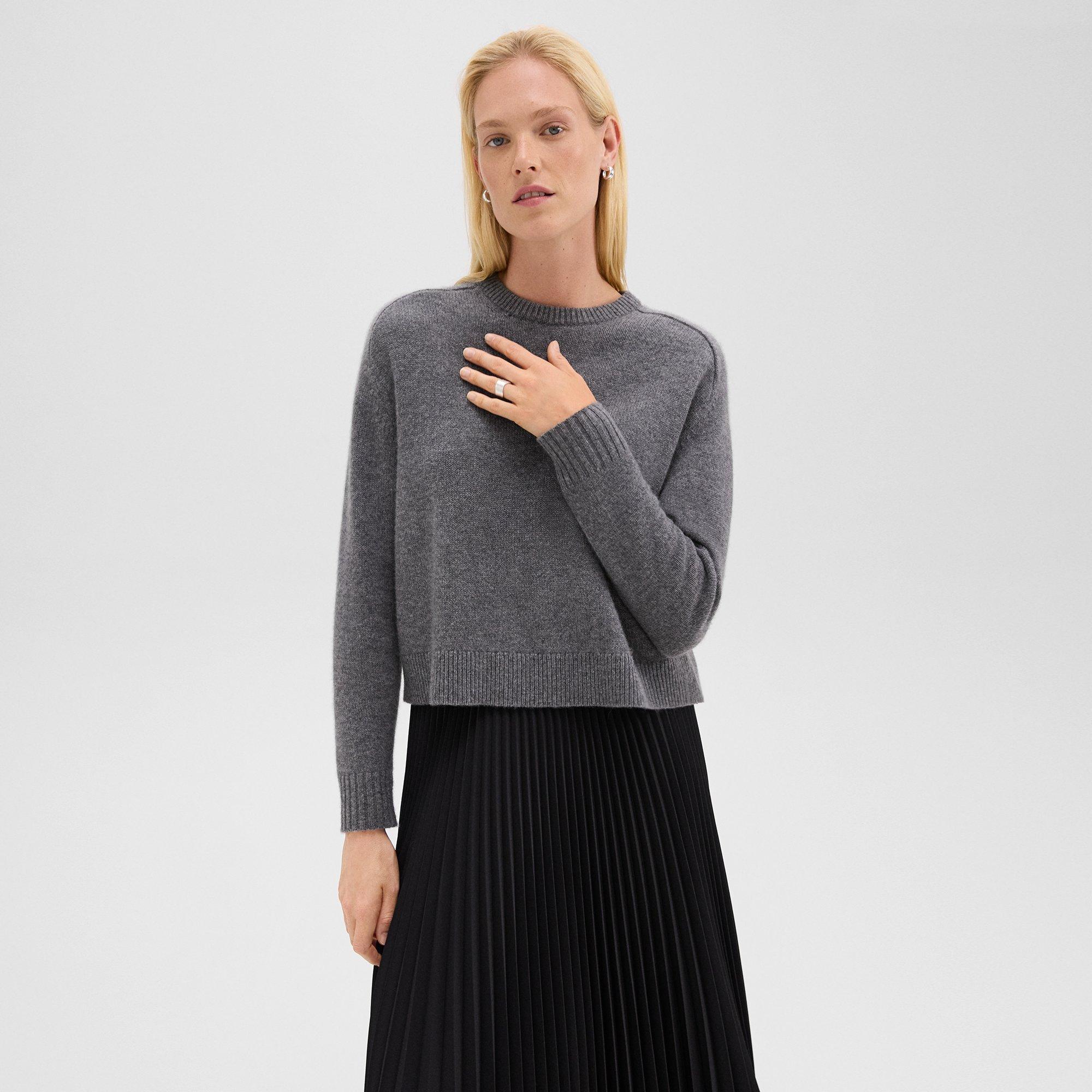 Cropped Sweater in Cashmere