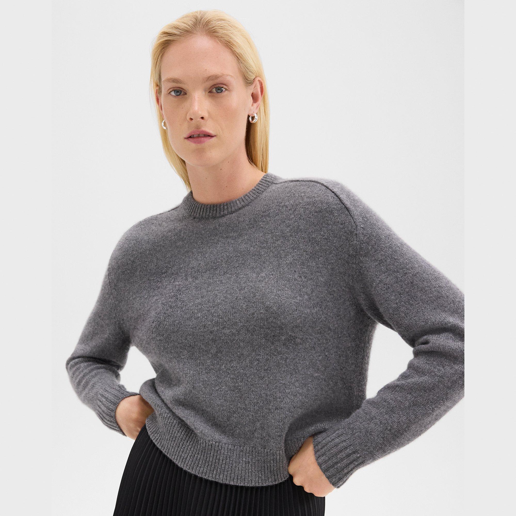 Cropped Sweater in Cashmere