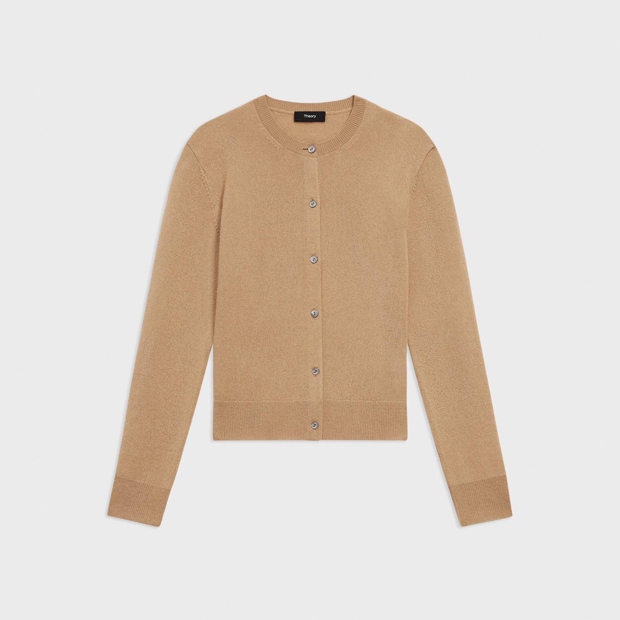 トップス Batoner cashmere crew neck cardigan Cashmere Crewneck Cardigan | Theory