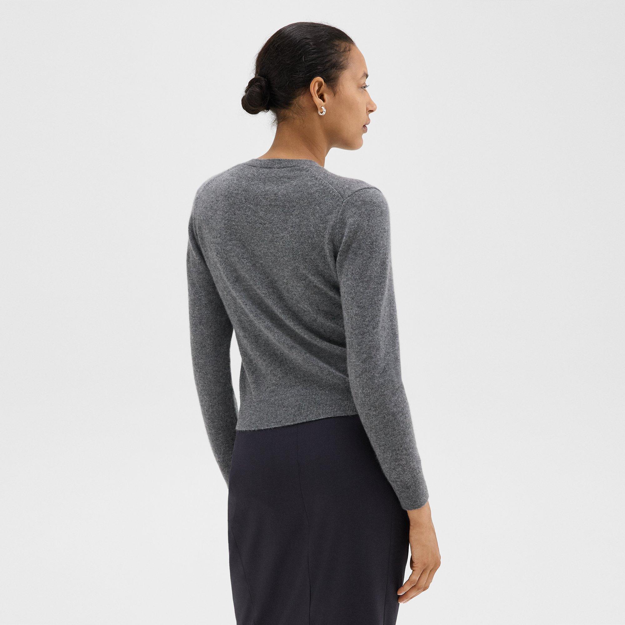 Crewneck Cardigan in Cashmere